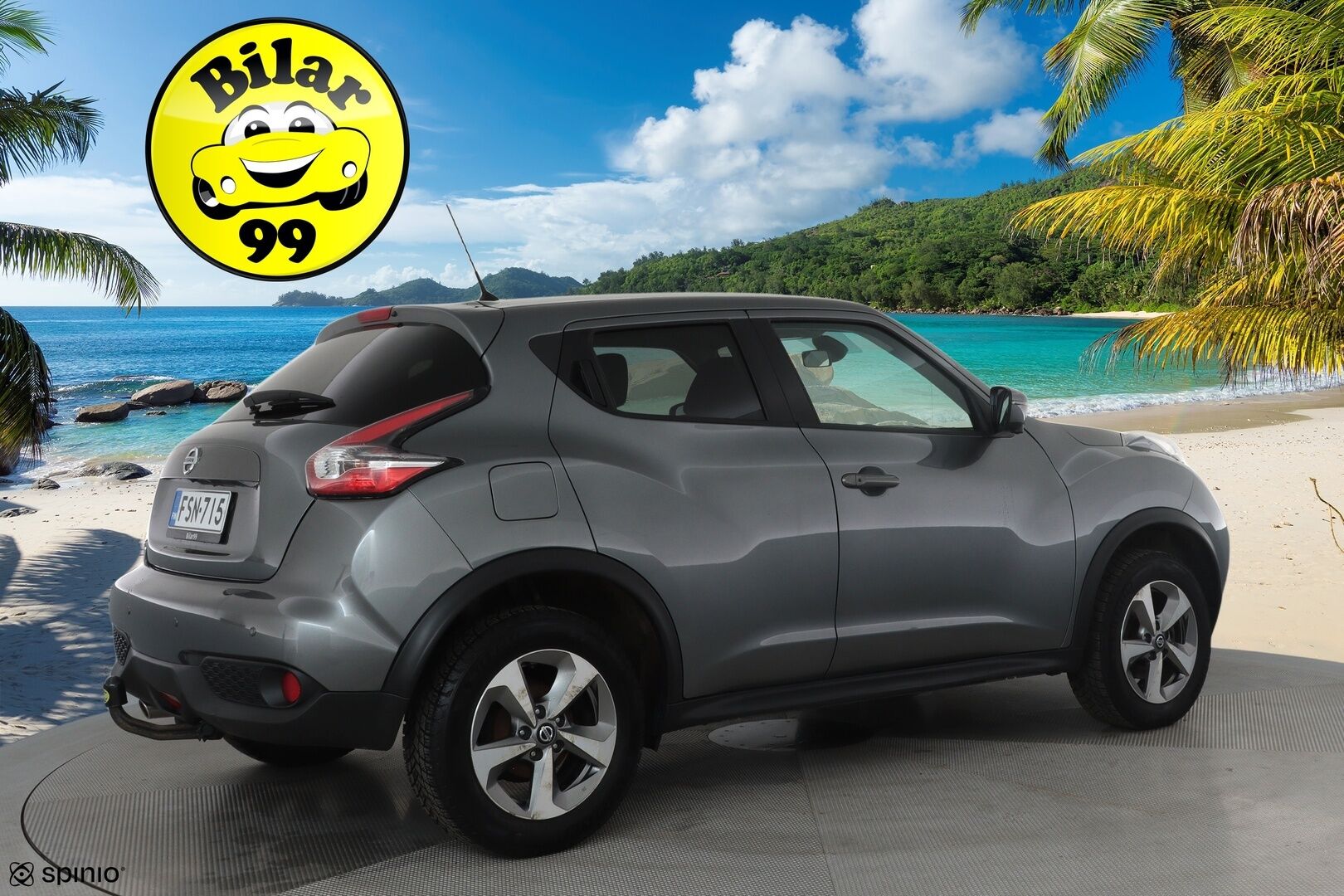 Nissan Juke 2019 1,6L110 Xtronic Acenta 2WD *Vakkari / 360° / Koukku / Navi / Puolinahat / KeylessGo*