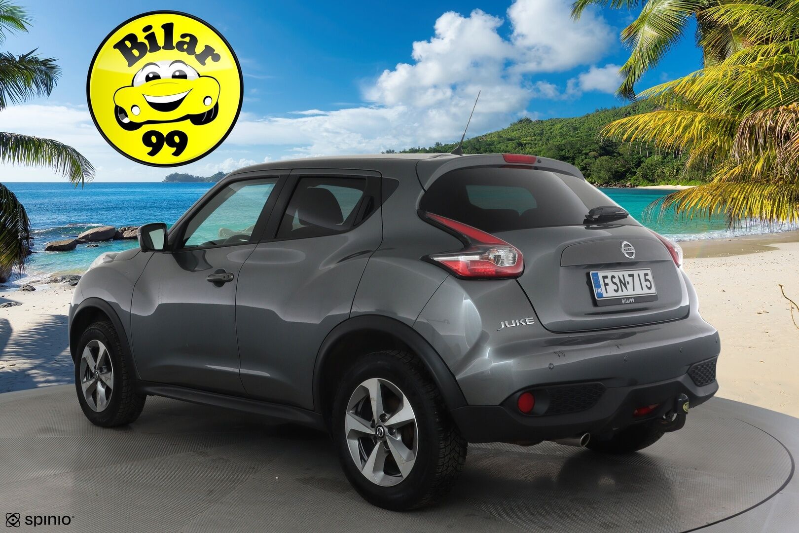 Nissan Juke 2019 1,6L110 Xtronic Acenta 2WD *Vakkari / 360° / Koukku / Navi / Puolinahat / KeylessGo*