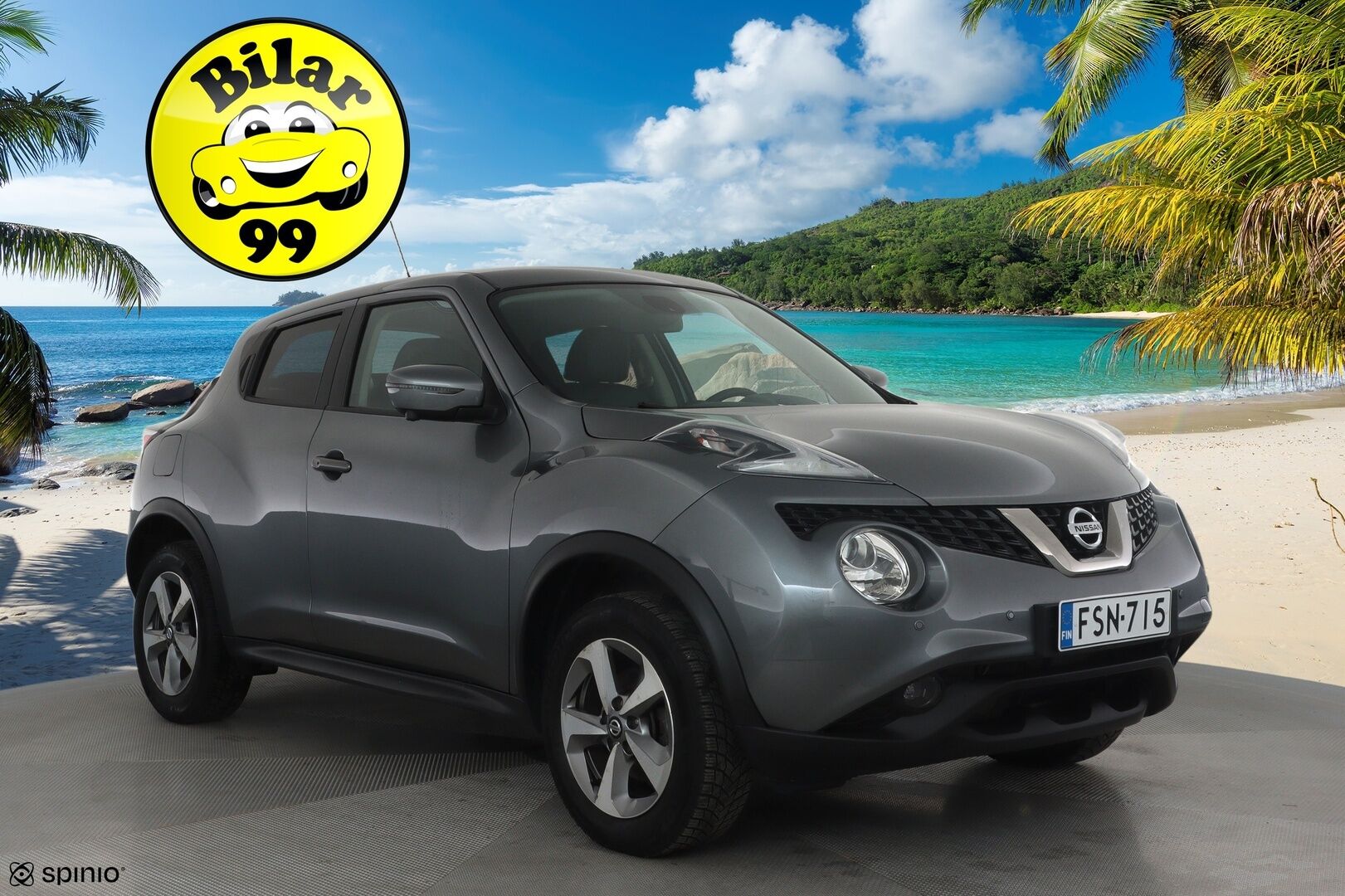 Nissan Juke 2019 1,6L110 Xtronic Acenta 2WD *Vakkari / 360° / Koukku / Navi / Puolinahat / KeylessGo*