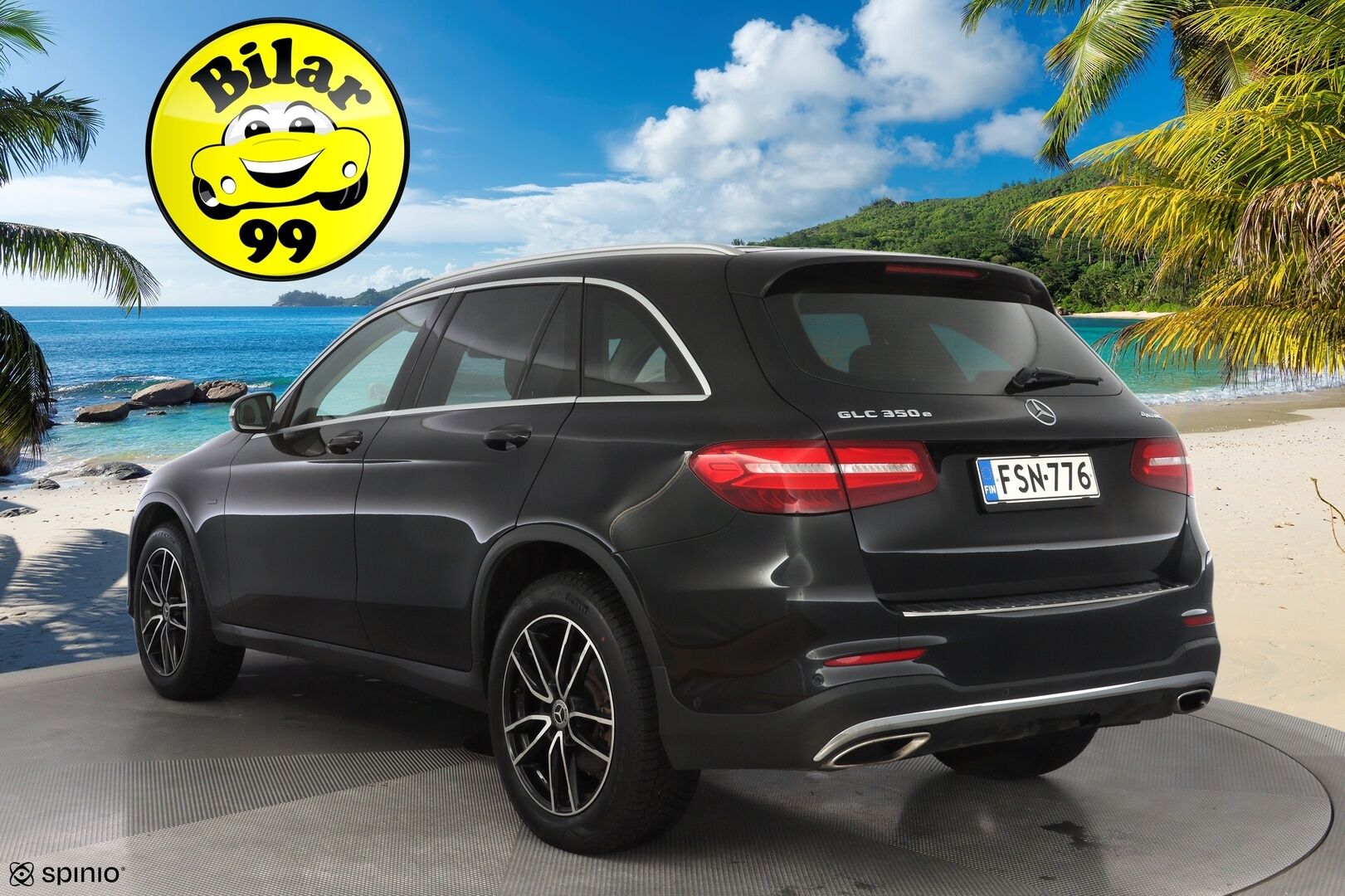 Mercedes-Benz GLC 2018 350 e 4Matic A Premium Business AMG *Panorama / Burmester / Sporttinahat / Koukku / Vakkari / Tutkat * - Suomi auto / Kahdet renkaat alumiinivantein / Viimeisin huolto 7/25