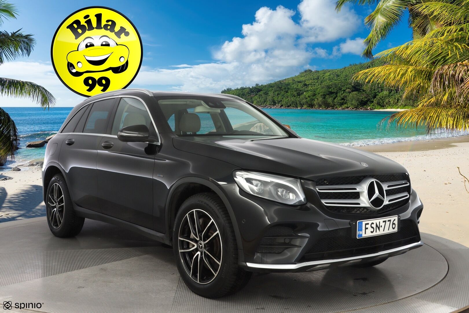 Mercedes-Benz GLC 2018 350 e 4Matic A Premium Business AMG *Panorama / Burmester / Sporttinahat / Koukku / Vakkari / Tutkat * - Suomi auto / Kahdet renkaat alumiinivantein / Viimeisin huolto 7/25