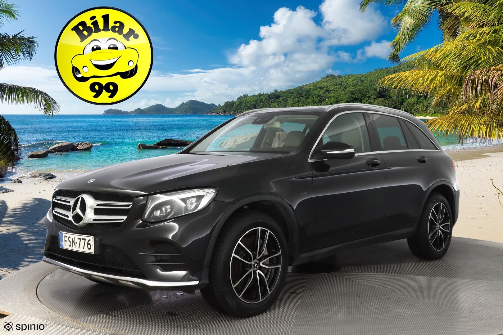 Mercedes-Benz GLC 2018 350 e 4Matic A Premium Business AMG * Panoraama / Burmester / Sporttinahat / Koukku / Tutkat * - Suomi auto / Kahdet renkaat alumiinivantein / Huollettu 7.2025