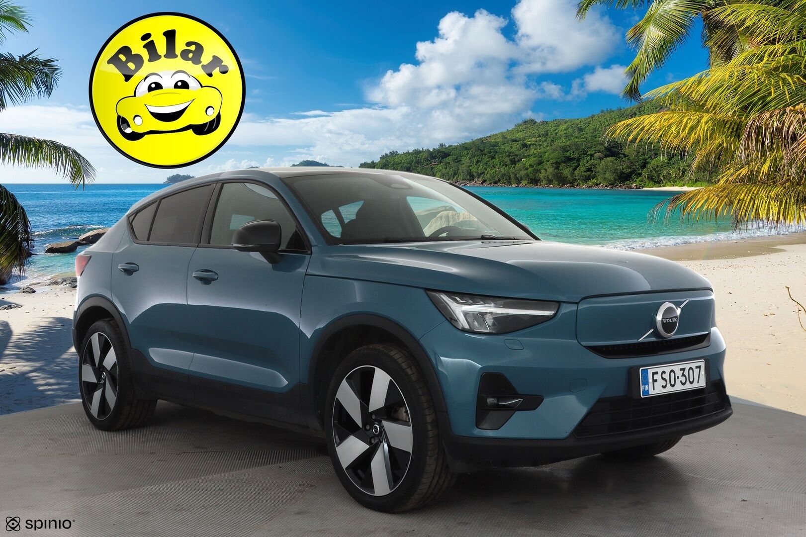 Volvo C40 2023 Recharge Twin Plus aut - 1OM Suomiauto | ILP | Koukku | Adapt.Vakkari | Lasikatto | KeylessGo | Peruutuskamera | High Perf Audio | Muistipenkki | Huippuvarusteet |2x Renkaat Aluvantein!