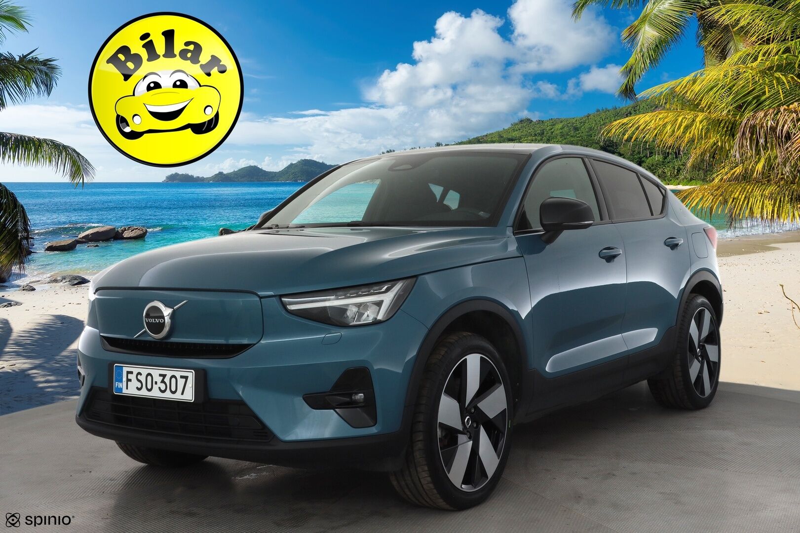 Volvo C40 2023 Recharge Twin Plus aut - 1OM Suomiauto | ILP | Koukku | Adapt.Vakkari | Lasikatto | KeylessGo | Peruutuskamera | High Perf Audio | Muistipenkki | Huippuvarusteet |2x Renkaat Aluvantein!