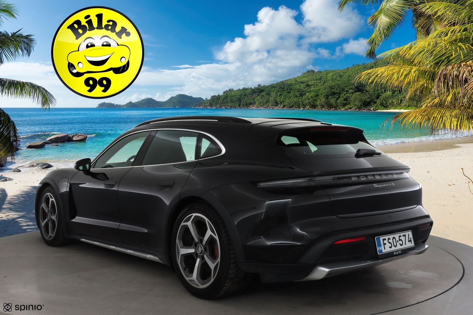 Porsche Taycan 2023 4S Cross Turismo * Lasikatto / ILP / ACC / LED / P.Kamera / Ilma-alusta / Navi / Kaistavahti / Nahkaverhoilu / Keyless * - 1-om Suomi-auto / 2x Latauskaapelit / Merkkihuollettu! - HULLU BLACKWEEK KORKOTARJOUS 2,49%