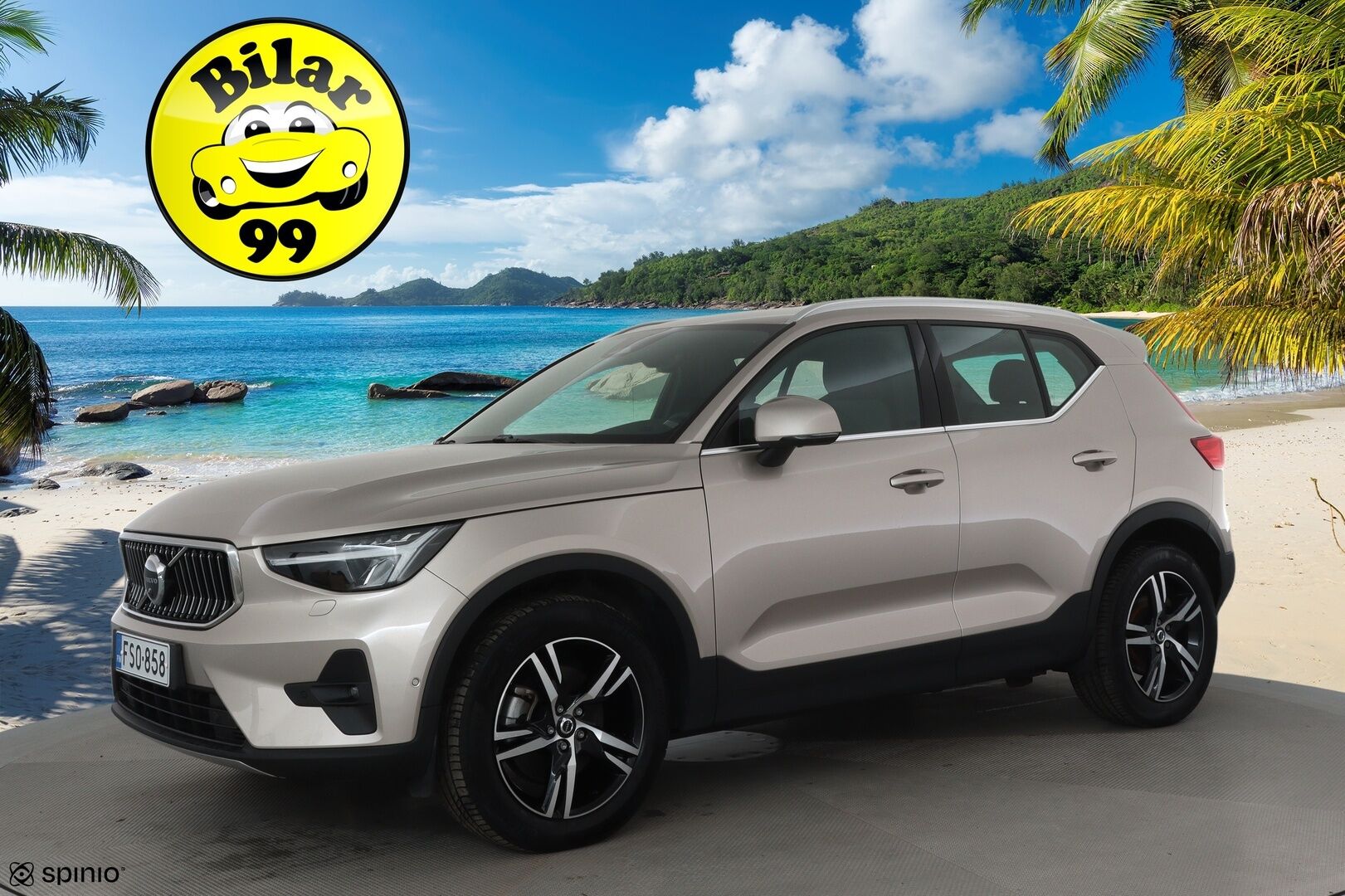 Volvo XC40 2023 B3 MHEV Business Plus Bright Aut **Webasto / ACC / LED / H&K / 360° / Sportpenkki Muistilla / Google Maps / Keyless** - 1-om Suomi-auto / Kahdet Renkaat / Merkkihuollettu!