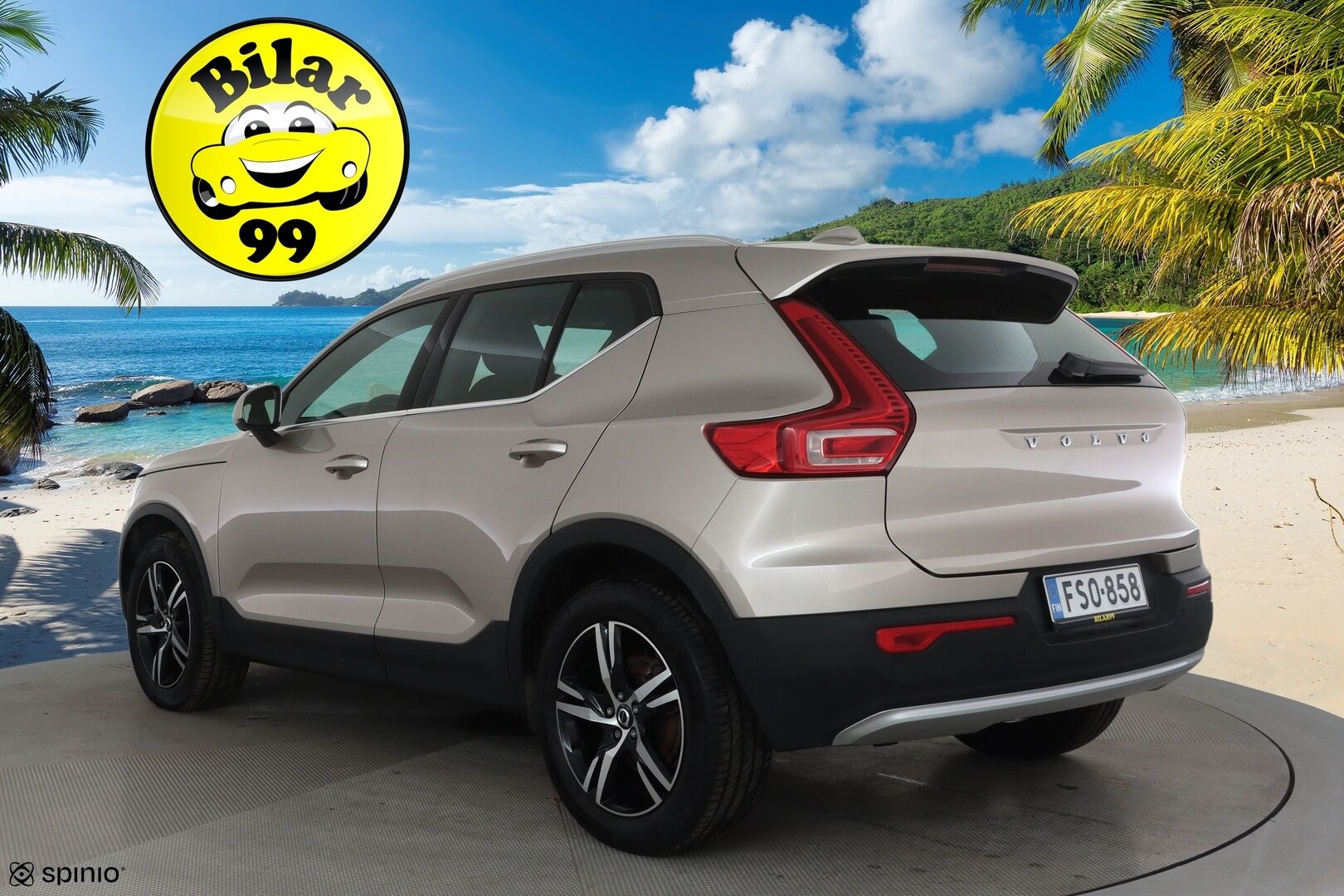 Volvo XC40 2023 B3 MHEV Business Plus Bright Aut **Webasto / ACC / LED / H&K / 360° / Sportpenkki Muistilla / Google Maps / Keyless** - 1-om Suomi-auto / Kahdet Renkaat / Merkkihuollettu!