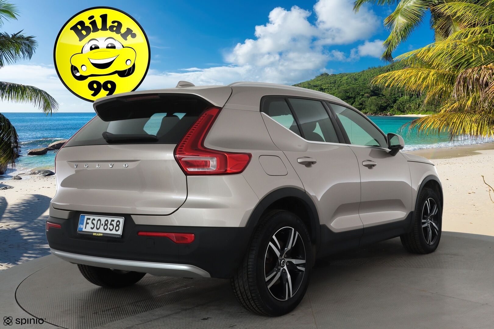 Volvo XC40 2023 B3 MHEV Business Plus Bright Aut **Webasto / ACC / LED / H&K / 360° / Sportpenkki Muistilla / Google Maps / Keyless** - 1-om Suomi-auto / Kahdet Renkaat / Merkkihuollettu!