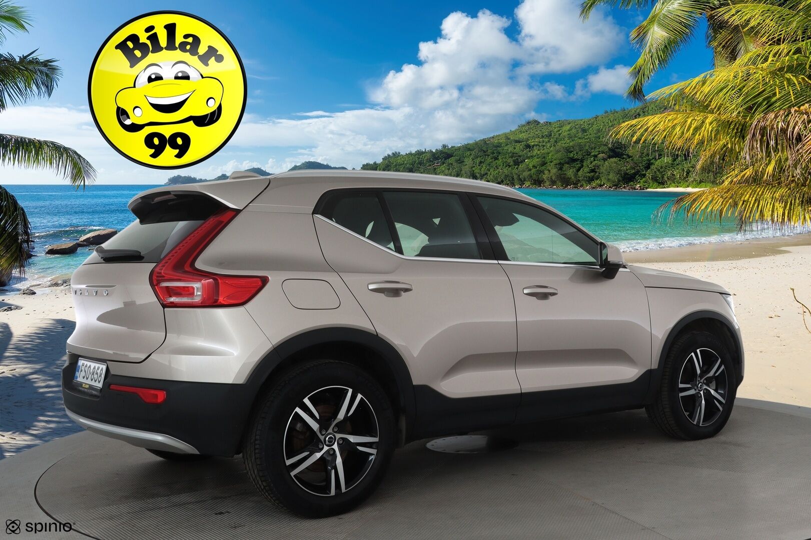 Volvo XC40 2023 B3 MHEV Business Plus Bright Aut **Webasto / ACC / LED / H&K / 360° / Sportpenkki Muistilla / Google Maps / Keyless** - 1-om Suomi-auto / Kahdet Renkaat / Merkkihuollettu!