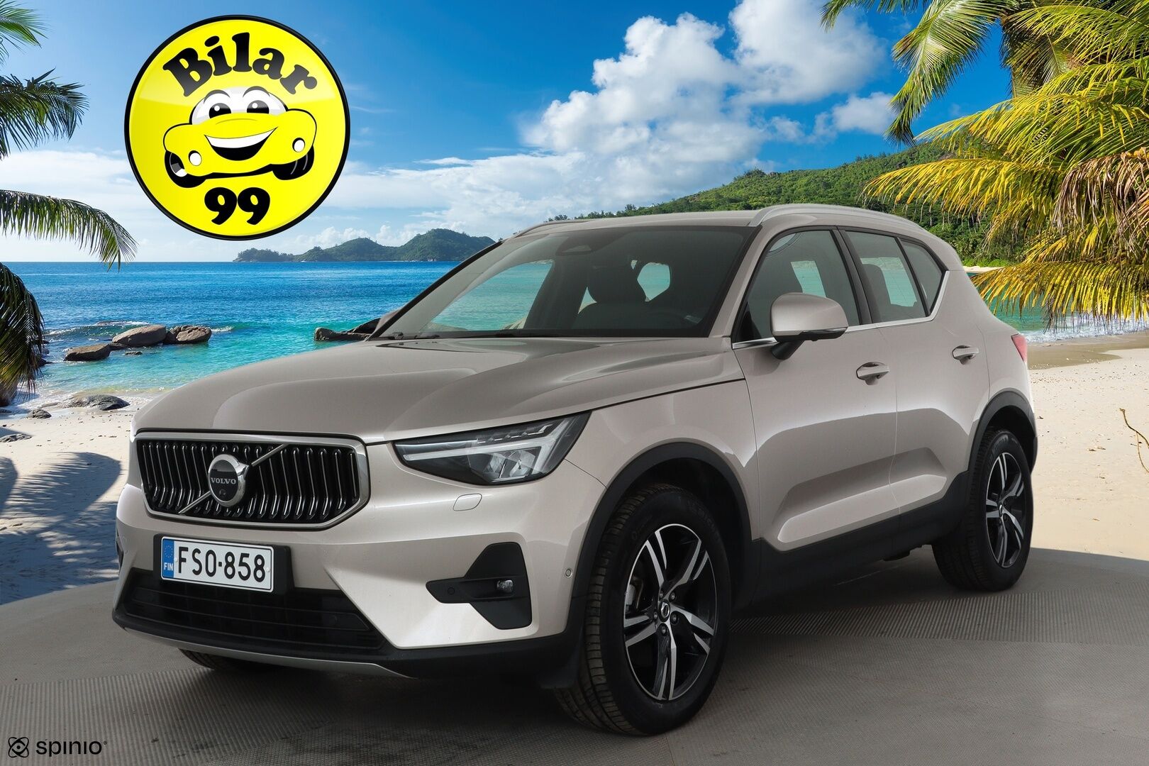 Volvo XC40 2023 B3 MHEV Business Plus Bright Aut **Webasto / ACC / LED / H&K / 360° / Sportpenkki Muistilla / Google Maps / Keyless** - 1-om Suomi-auto / Kahdet Renkaat / Merkkihuollettu!