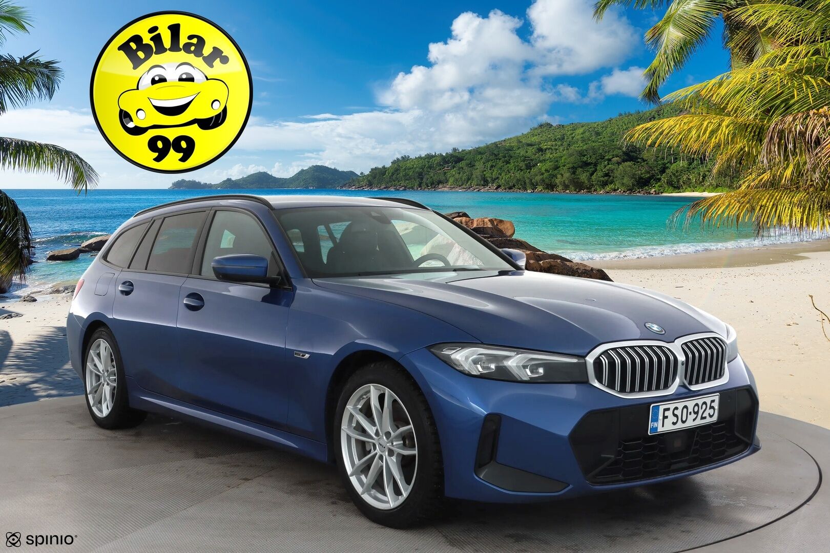 BMW 330 2023 G21 Touring 330e xDrive A M Sport * ACC / 360° / H&K / Muistipenkki / Comfort Access / Navi / Facelift * - 1.Om Suomi-auto / Akku kuntotarkastettu / Kahdet renkaat aluvanteilla 