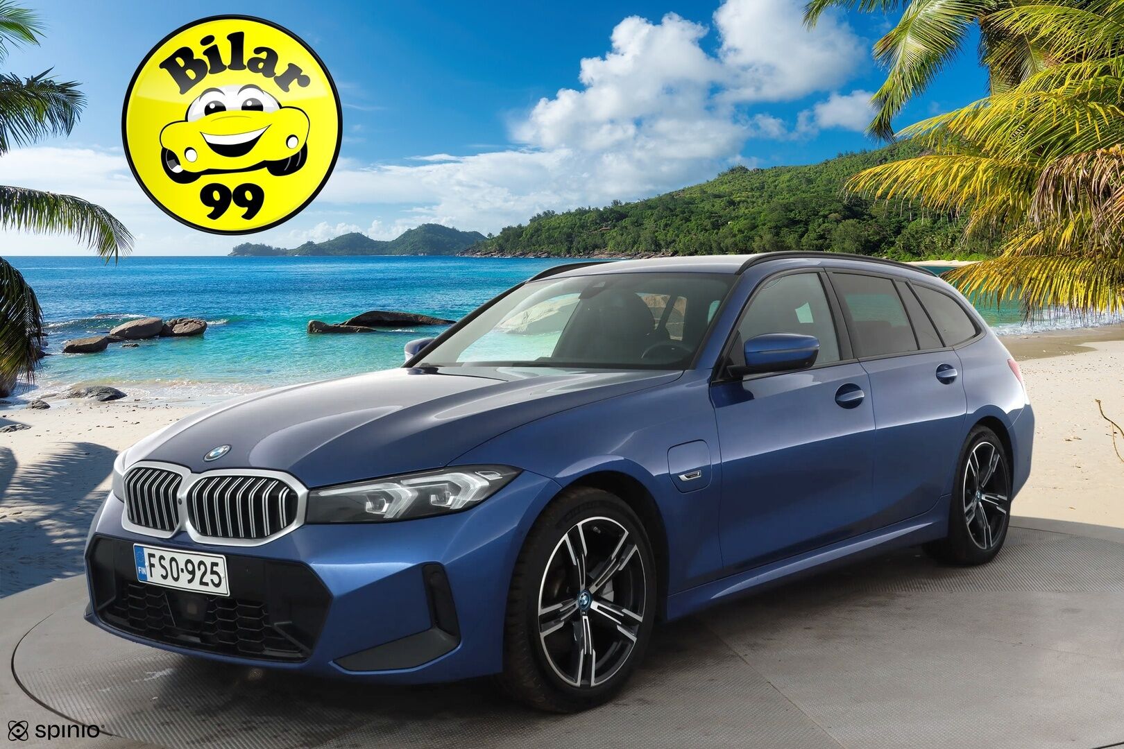 BMW 330 2023 G21 Touring 330e xDrive A M Sport * ACC / 360° / H&K / Muistipenkki / Comfort Access / Navi / Facelift * - 1.Om Suomi-auto / Akku kuntotarkastettu / Kahdet renkaat aluvanteilla 