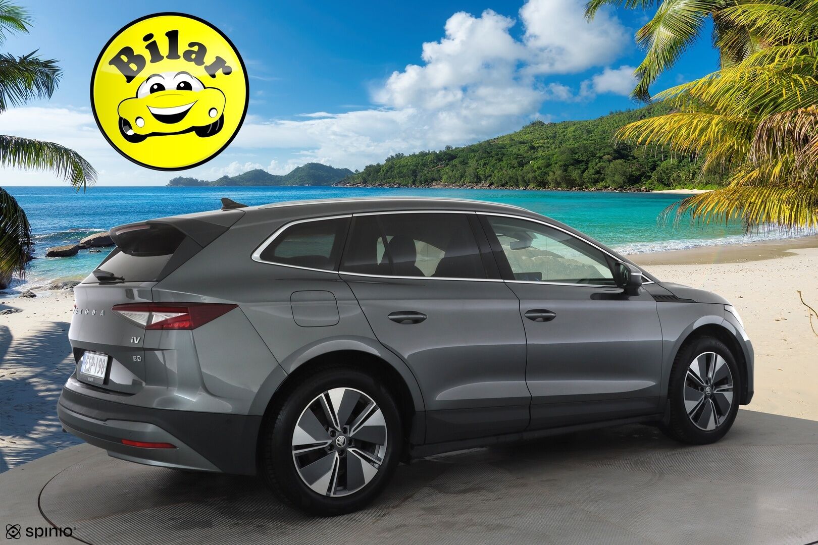 Skoda Enyaq 2022 80 iV - | ACC | ILP | Koukku | Puolinahat | Keyless | P.kamera | Side Assist | Lane Assist | Sähk. takaluukku | Lämm. ratti | LED | Ambient Light | 
