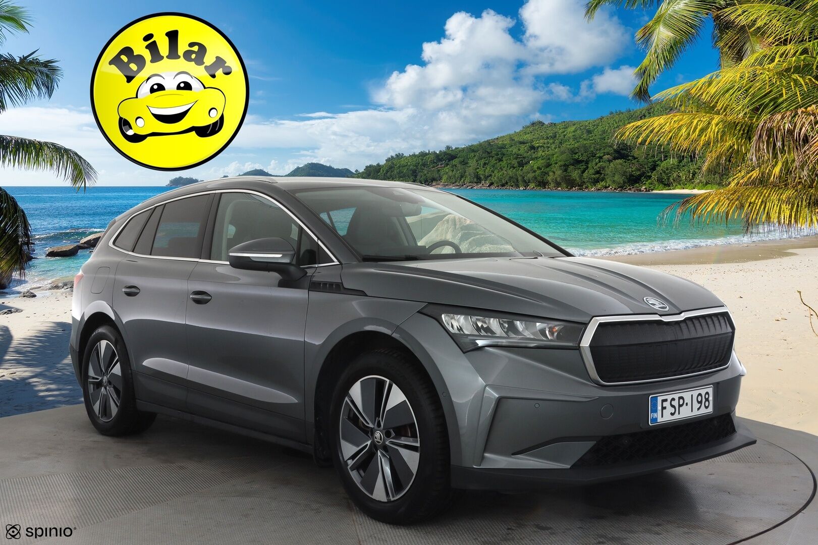 Skoda Enyaq 2022 80 iV - | ACC | ILP | Koukku | Puolinahat | Keyless | P.kamera | Side Assist | Lane Assist | Sähk. takaluukku | Lämm. ratti | LED | Ambient Light | 