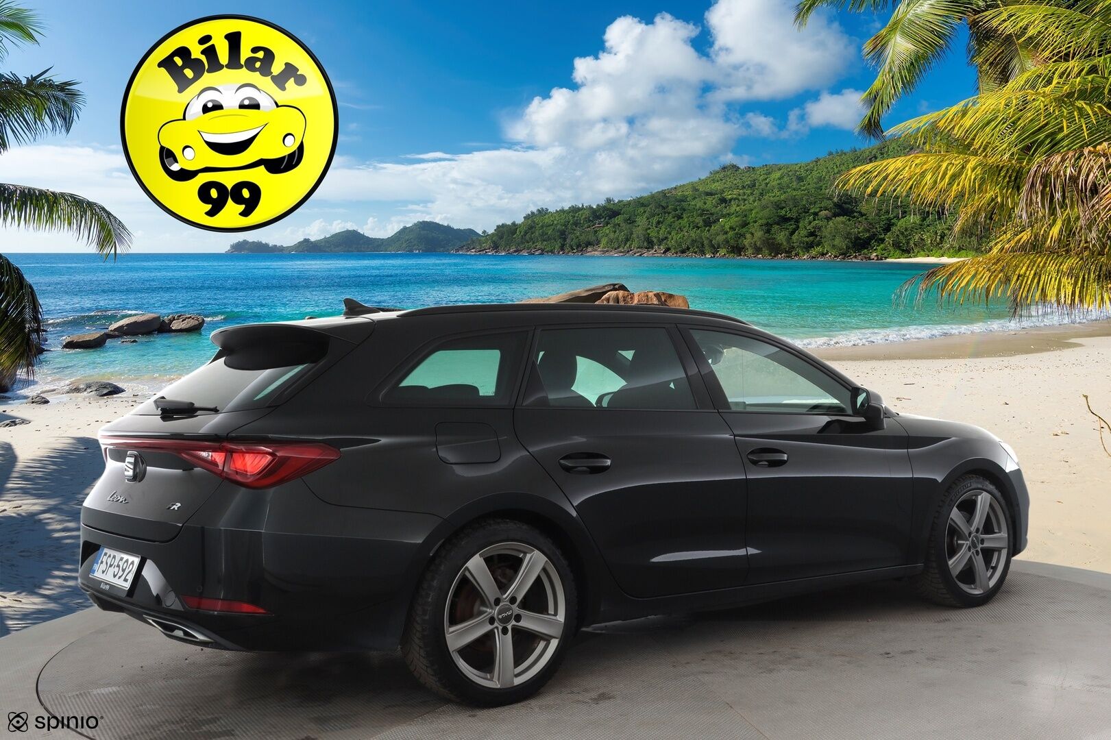 Seat Leon 2023 1,5 eTSI 150 Hybrid FR DSG * Webasto / ACC / LED / P.tutkat / Digimittaristo / Kaistavahti / Navi / Keyless * - 1-om Suomi-auto / Kahdet renkaat aluvanteilla / Merkkihuollot 