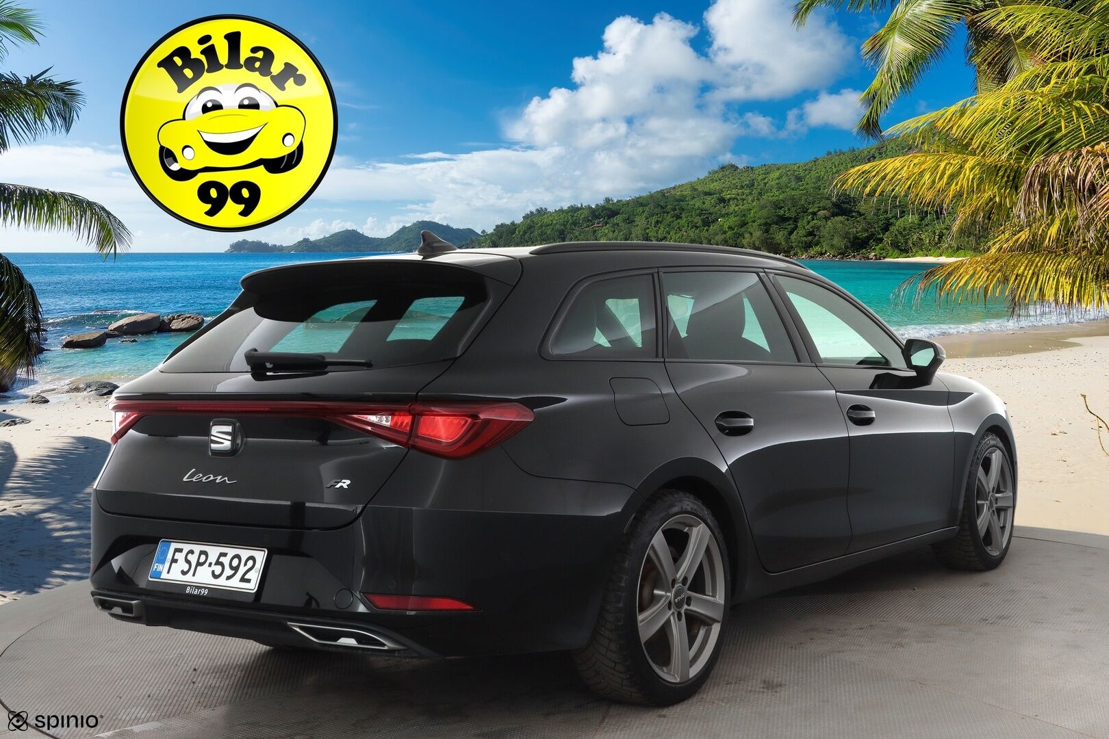 Seat Leon 2023 1,5 eTSI 150 Hybrid FR DSG * Webasto / ACC / LED / P.tutkat / Digimittaristo / Kaistavahti / Navi / Keyless * - 1-om Suomi-auto / Kahdet renkaat aluvanteilla / Merkkihuollot 