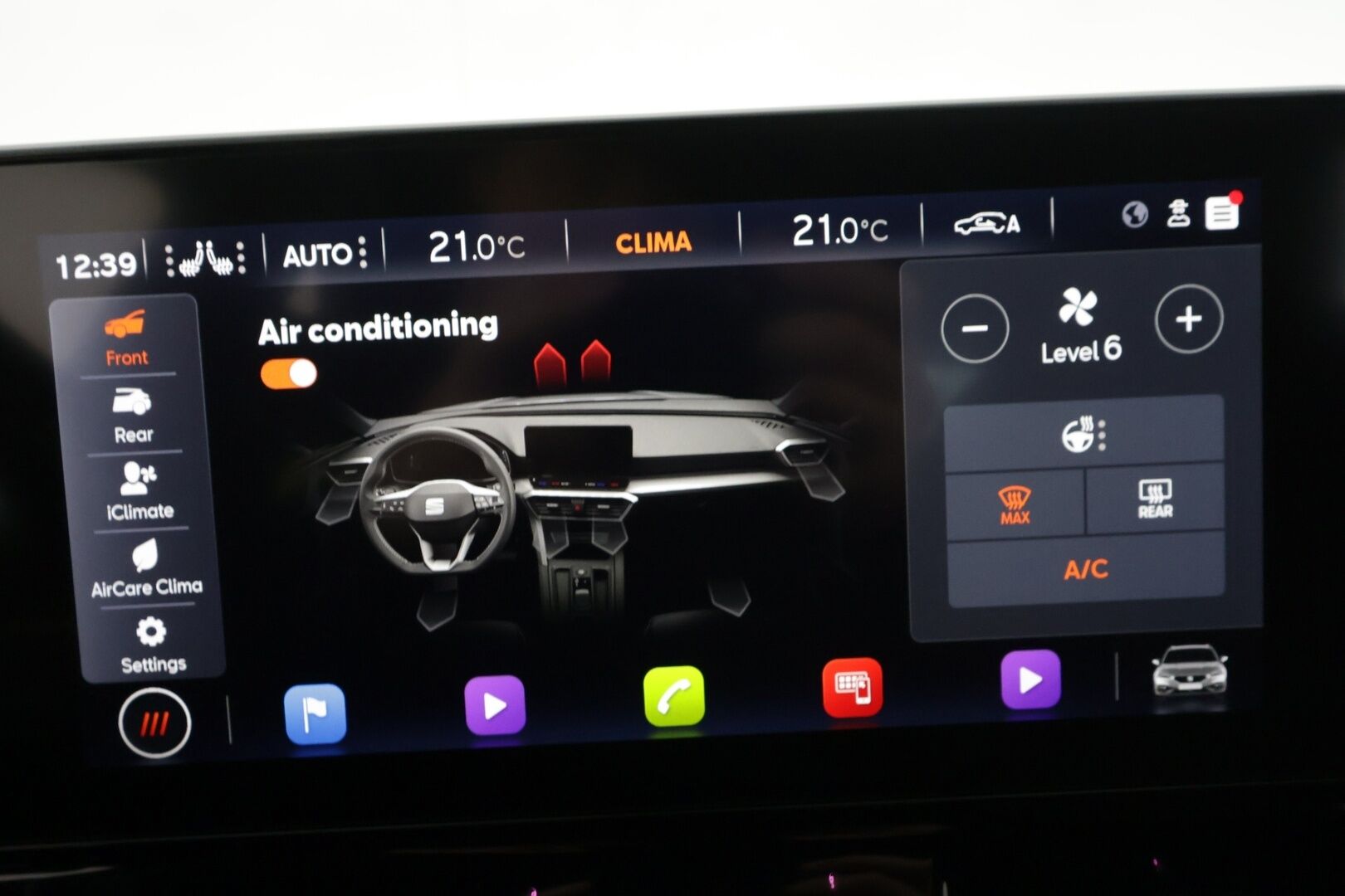 Seat Leon 2023 1,5 eTSI 150 Hybrid FR DSG * Webasto / ACC / LED / P.tutkat / Digimittaristo / Kaistavahti / Navi / Keyless * - 1-om Suomi-auto / Kahdet renkaat aluvanteilla / Merkkihuollot 