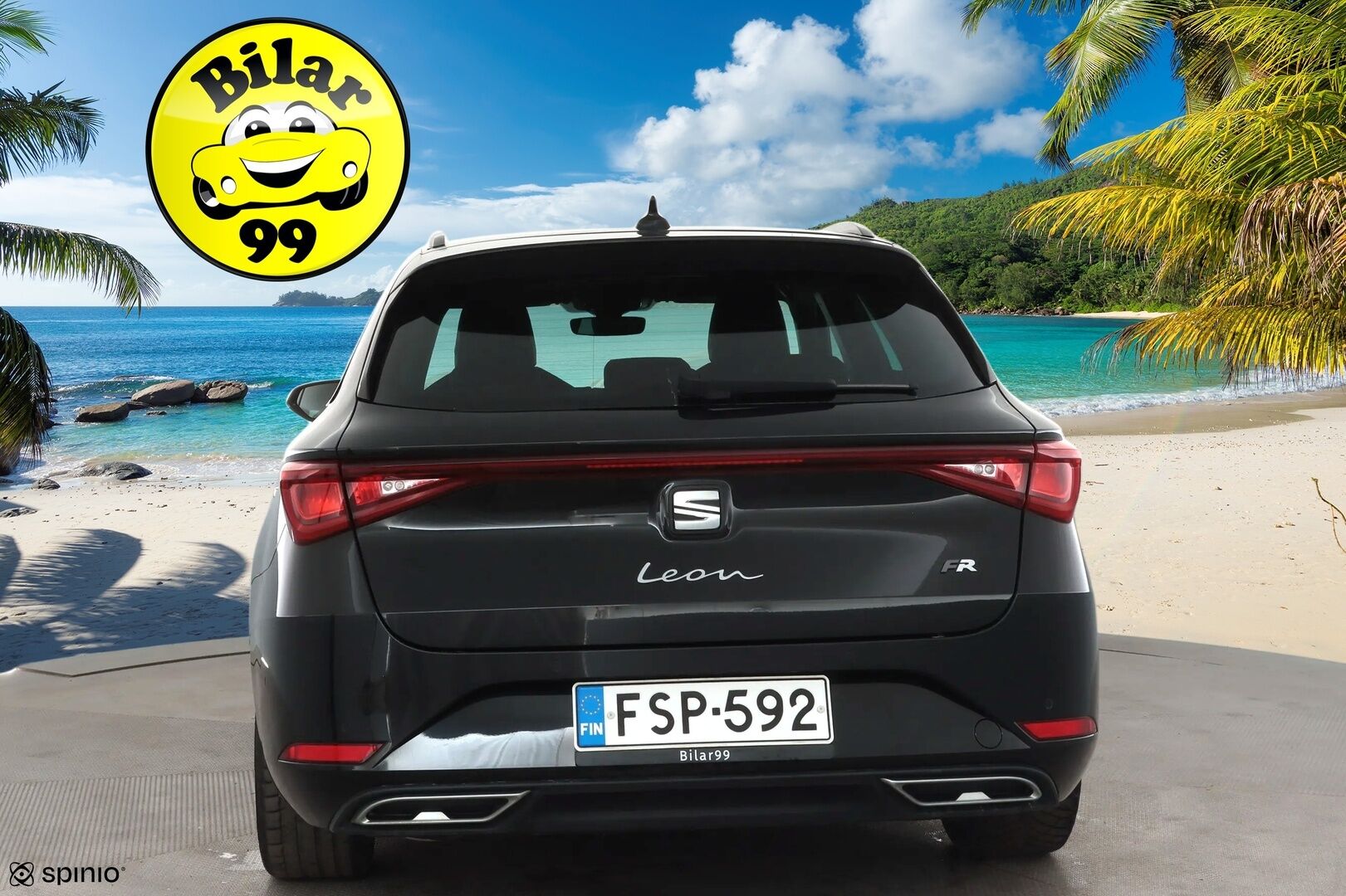 Seat Leon 2023 1,5 eTSI 150 Hybrid FR DSG * Webasto / ACC / LED / P.tutkat / Digimittaristo / Kaistavahti / Navi / Keyless * - 1-om Suomi-auto / Kahdet renkaat aluvanteilla / Merkkihuollot 