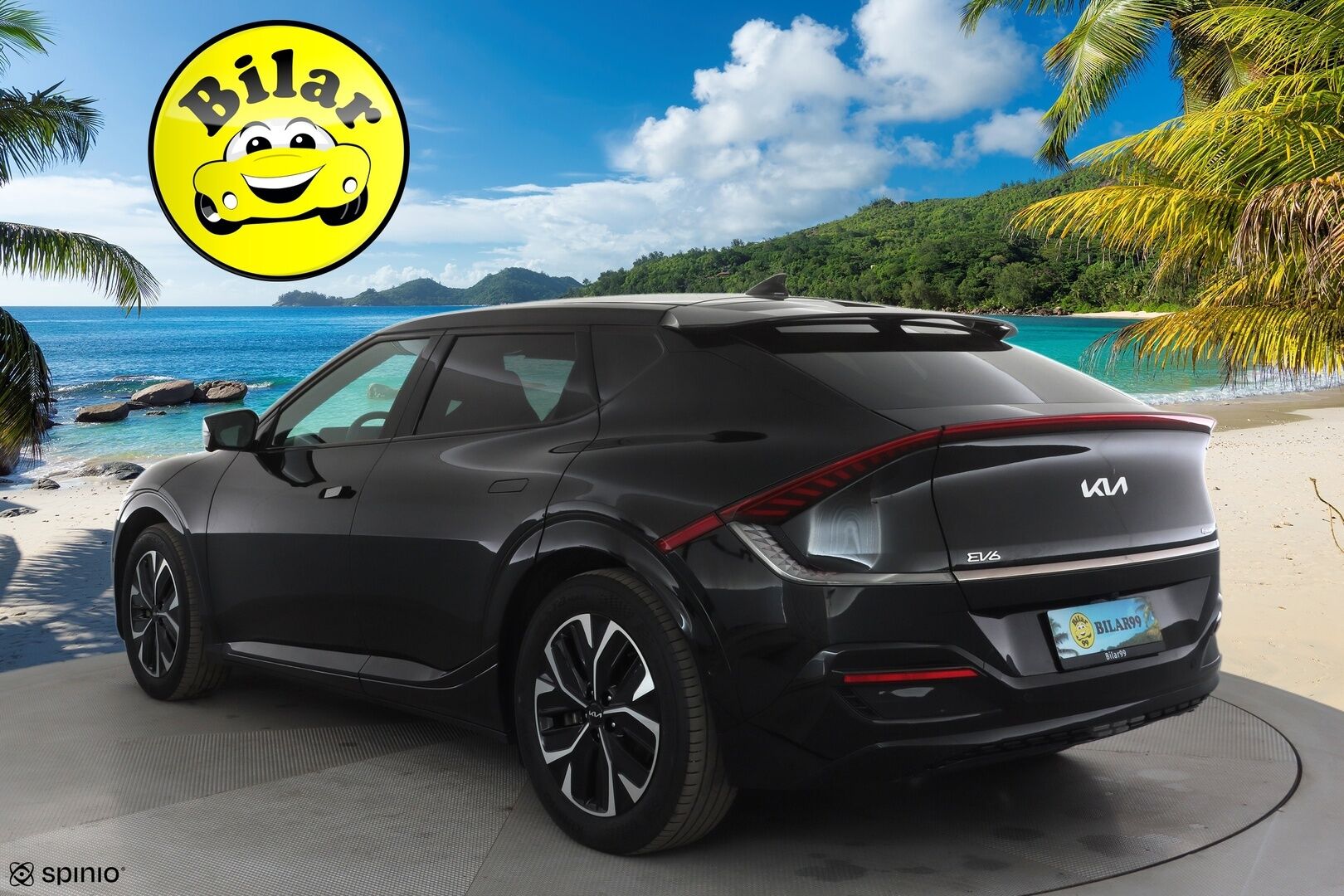 KIA EV6 2023 GT-Line AWD 77 kWh 325 hv - | ACC | ILP | Koukku | Adapt.LED | 360° | Muistipenkki | Meridian | Ilmastoidut penkit | Navi | HUD | Keyless | Kahdet renkaat aluvanteilla | Merkkihuollettu |