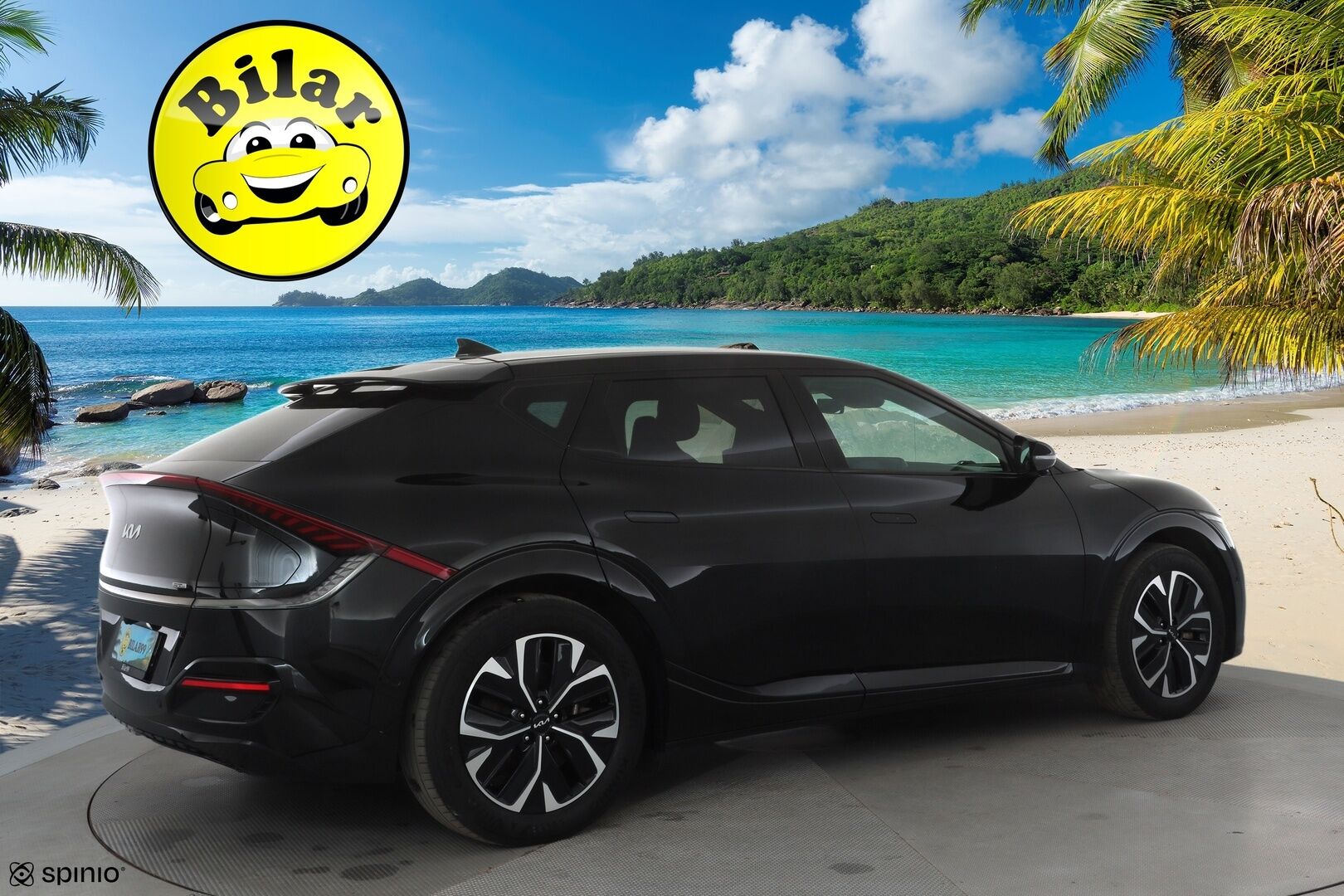 KIA EV6 2023 GT-Line AWD 77 kWh 325 hv - | ACC | ILP | Koukku | Adapt.LED | 360° | Muistipenkki | Meridian | Ilmastoidut penkit | Navi | HUD | Keyless | Kahdet renkaat aluvanteilla | Merkkihuollettu |