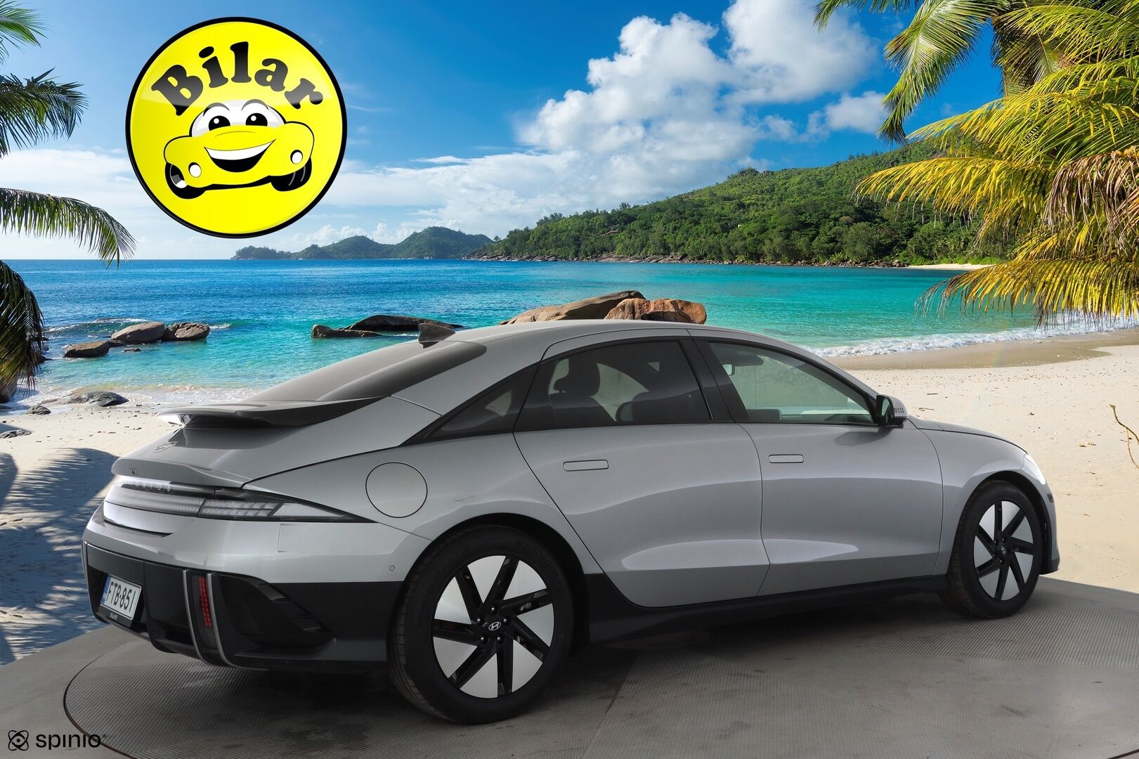 Hyundai IONIQ 6 2024 77 kWh 229 hv Ultimate - ACC | ILP | HUD | 360° | Ilm. relax nahat | Muistipenkki | BOSE | Matrix | HDA | BSM | V2L | Keyless | Ambient | Lämm. ratti | Merkkihuollettu | ALV |