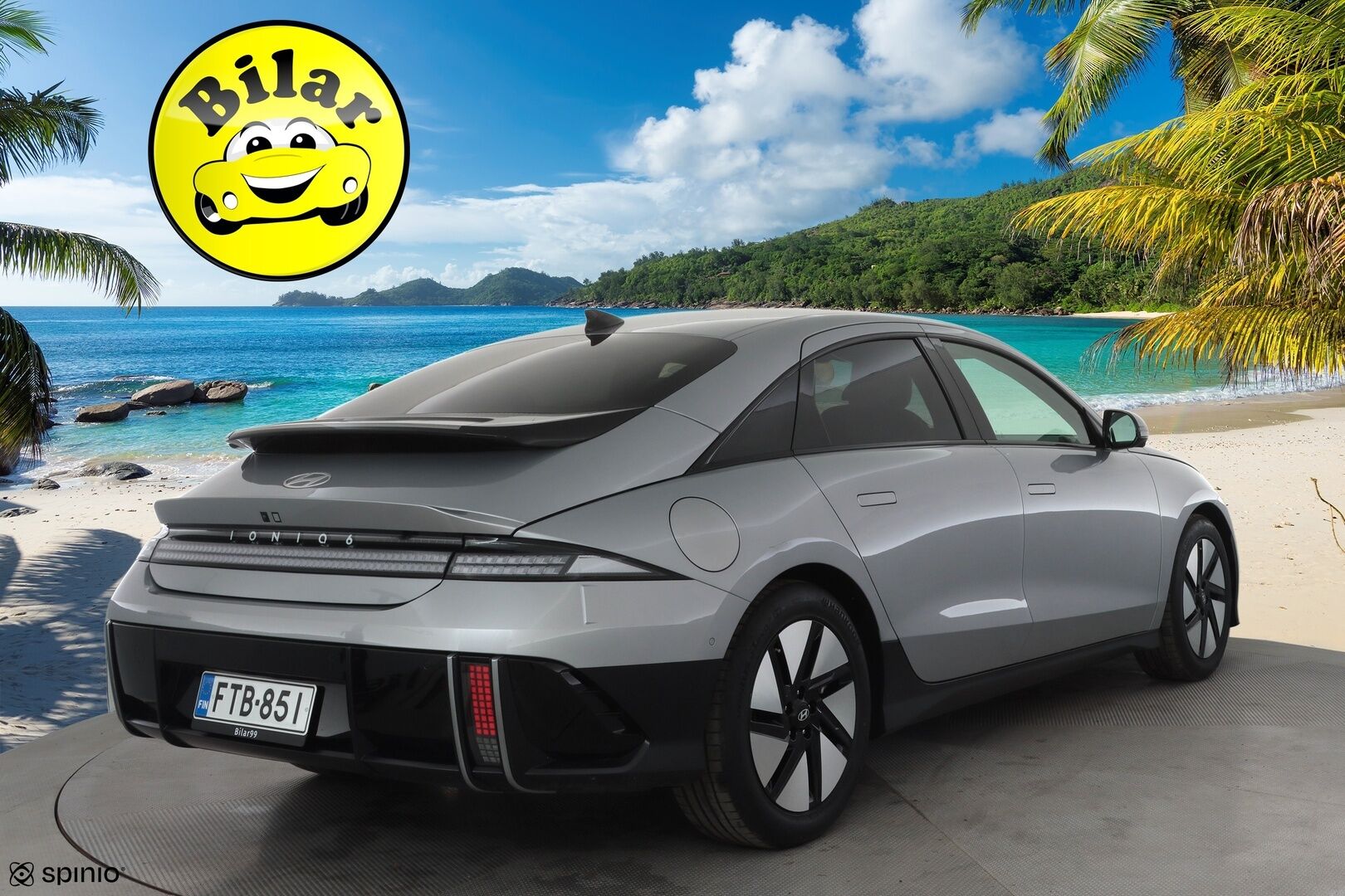 Hyundai IONIQ 6 2024 77 kWh 229 hv Ultimate - ACC | ILP | HUD | 360° | Ilm. relax nahat | Muistipenkki | BOSE | Matrix | HDA | BSM | V2L | Keyless | Ambient | Lämm. ratti | Merkkihuollettu | ALV |