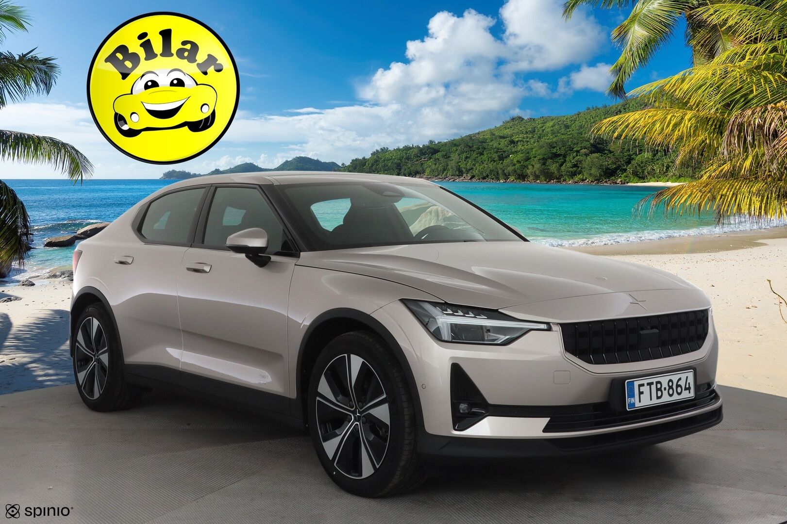 Polestar 2 2022 Long Range Single Motor, 170kW, 78kWh - | ACC | ILP | Koukku | H/K | LED | Lasikatto | Muistipenkki | 360-Kamera | Sporttipenkit | Keyless | Apple&Android | Kahdet Renkaat | Koti & Kauppalaturi |