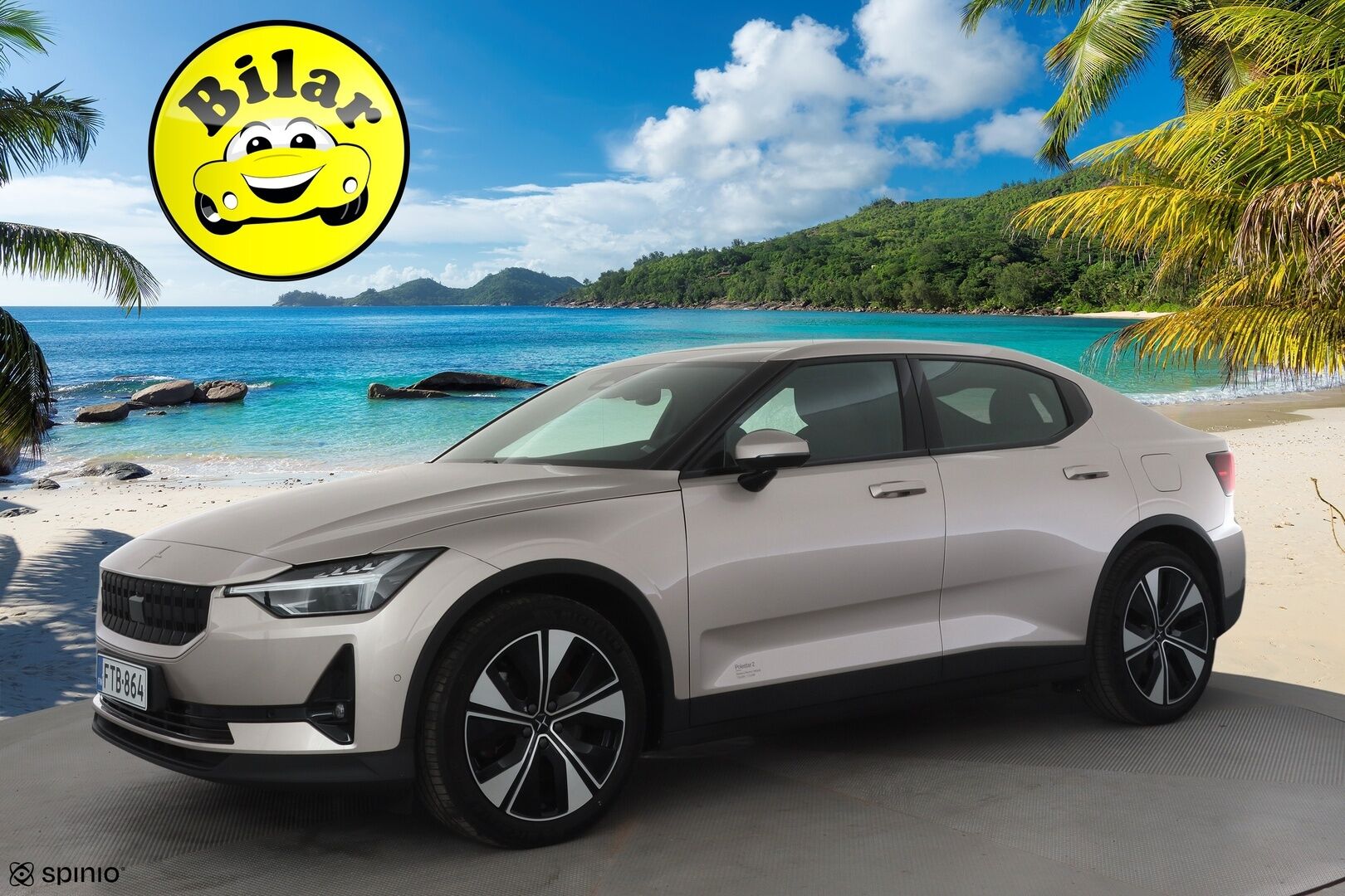 Polestar 2 2022 Long Range Single Motor, 170kW, 78kWh - | ACC | ILP | Koukku | H/K | LED | Lasikatto | Muistipenkki | 360-Kamera | Sporttipenkit | Keyless | Apple&Android | Kahdet Renkaat | Koti & Kauppalaturi |