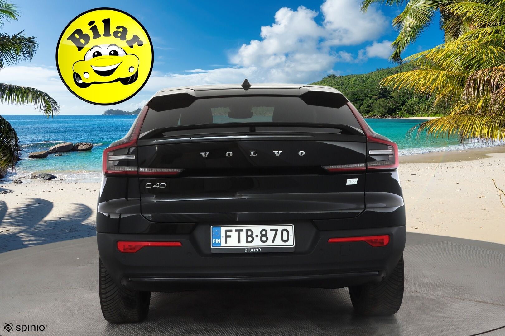 Volvo C40 2023 Recharge Twin Plus - Merkkihuollettu | Lasikatto | ILP | ACC | LED | P.Kamera | Sporttipenkit | Navi | Kaistavahti | Katveavustin | Keyless | Digimittaristo | HP Audio
