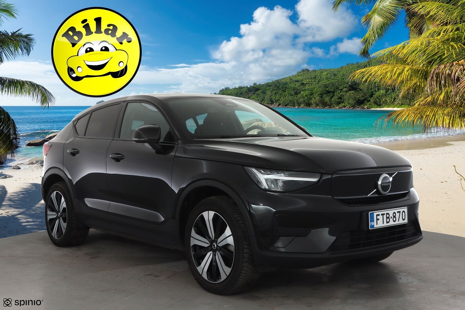 Volvo C40 2023 Recharge Twin Plus - Merkkihuollettu | Lasikatto | ILP | ACC | LED | P.Kamera | Sporttipenkit | Navi | Kaistavahti | Katveavustin | Keyless | Digimittaristo | HP Audio