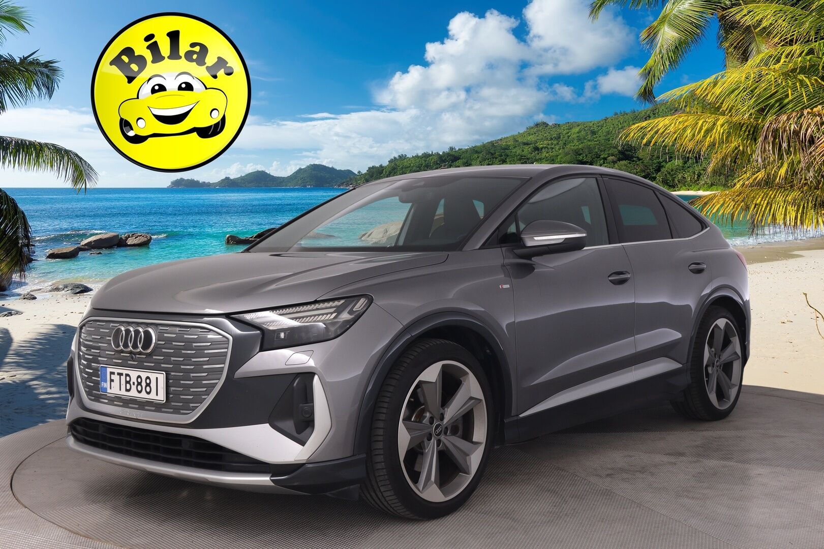 Audi Q4 e-tron 2022 50 e-tron quattro Sportback - | 2x S-Line | ACC | ILP | Koukku | SONOS | Matrix | Ambient light | Puolinahat | P.kamera | Sporttipenkit | Side Assist | Navi | Sähk. takaluukku |