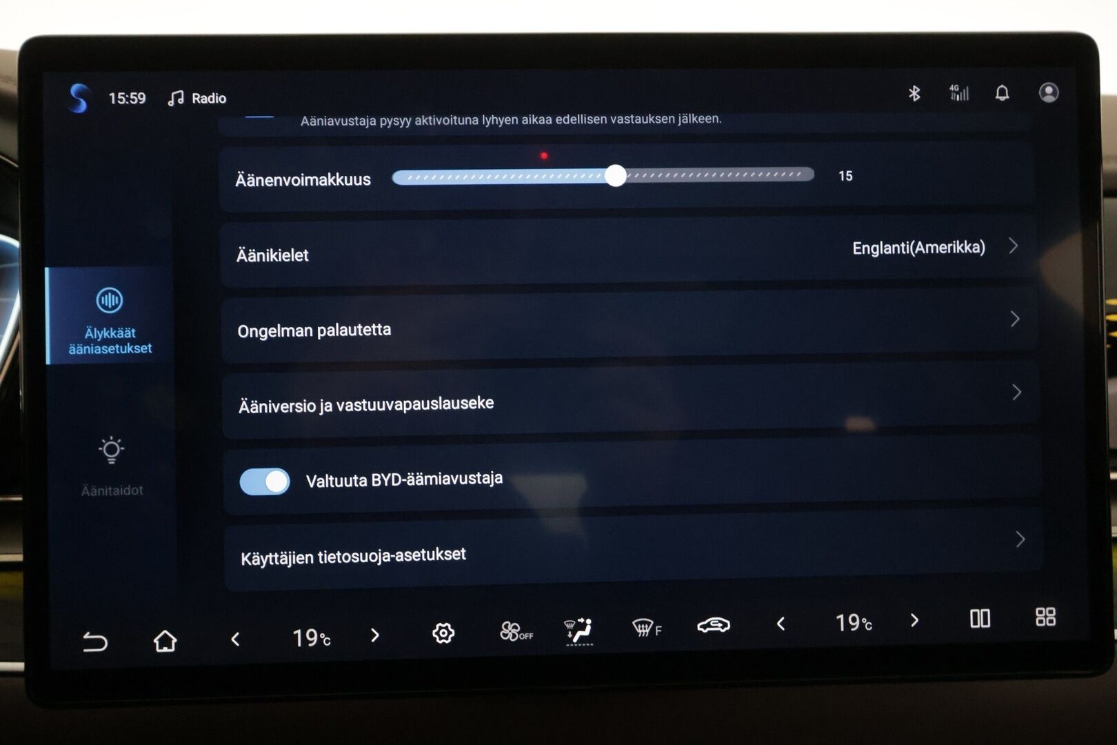 BYD HAN 2023 AWD 85kWh 517hv Executive - | ACC | ILP | HUD | 360° | Dynaudio | Ilm. sähkönahat | Muistipenkki | Panorama | Ilm. takapenkit | Lane Assist | BSM | CTA | Apple & Android |