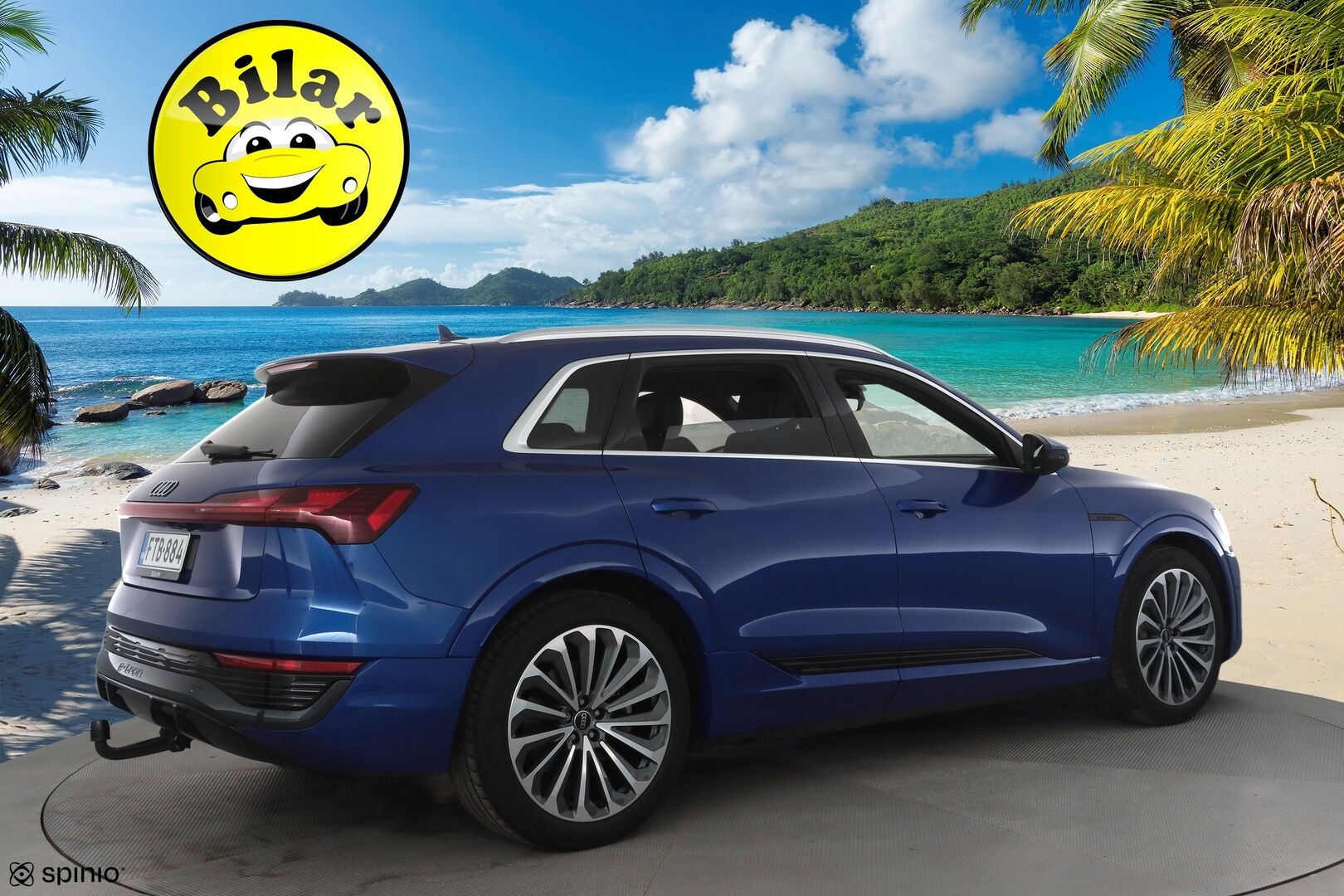 AUDI Q8 E-TRON 2024 50 e-tron quattro - | ACC | Koukku | S-line sisäpaketti | Muistipenkki | Sporttipenkit sähköllä | Matrix | Keyless | Nahka-alcantara | P.kamera | Lane Assist | 2x renkaat aluin | 