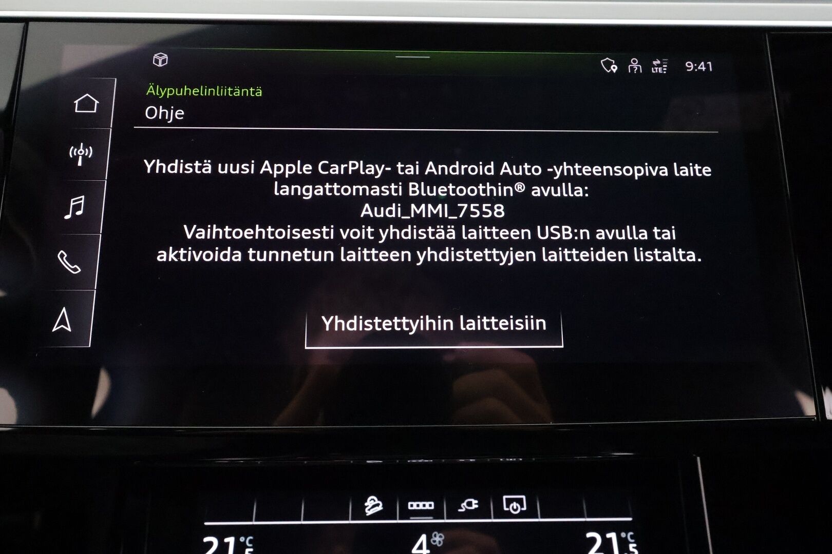 AUDI Q8 E-TRON 2024 50 e-tron quattro - | ACC | Koukku | S-line sisäpaketti | Muistipenkki | Sporttipenkit sähköllä | Matrix | Keyless | Nahka-alcantara | P.kamera | Lane Assist | 2x renkaat aluin | 