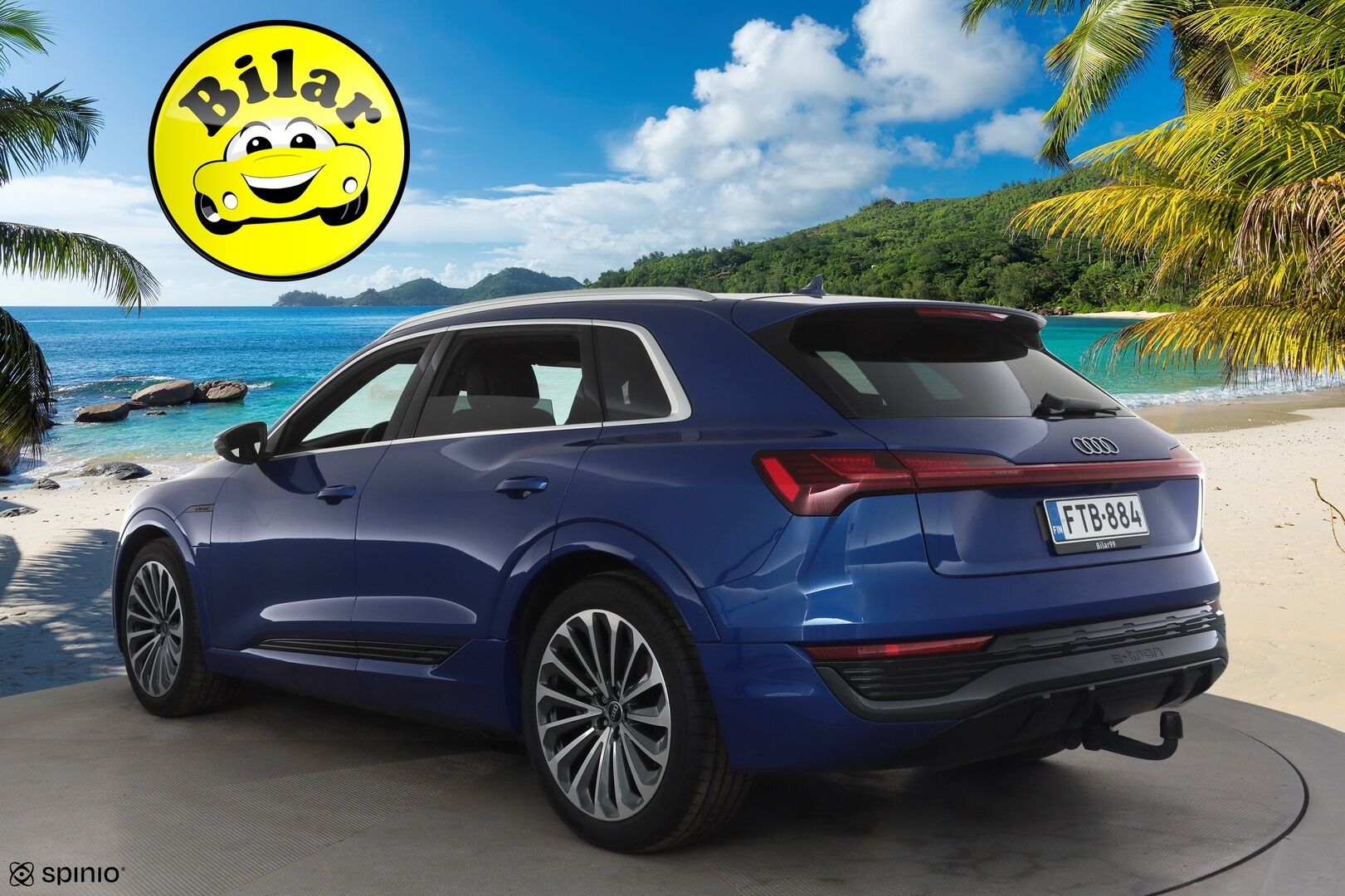 AUDI Q8 E-TRON 2024 50 e-tron quattro - | ACC | Koukku | S-line sisäpaketti | Muistipenkki | Sporttipenkit sähköllä | Matrix | Keyless | Nahka-alcantara | P.kamera | Lane Assist | 2x renkaat aluin | 