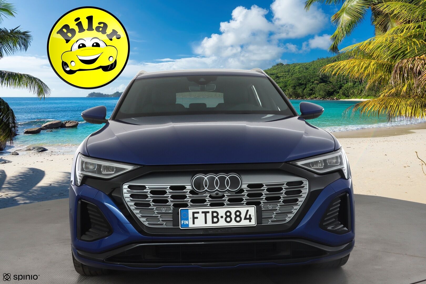 AUDI Q8 E-TRON 2024 50 e-tron quattro - | ACC | Koukku | S-line sisäpaketti | Muistipenkki | Sporttipenkit sähköllä | Matrix | Keyless | Nahka-alcantara | P.kamera | Lane Assist | 2x renkaat aluin | 