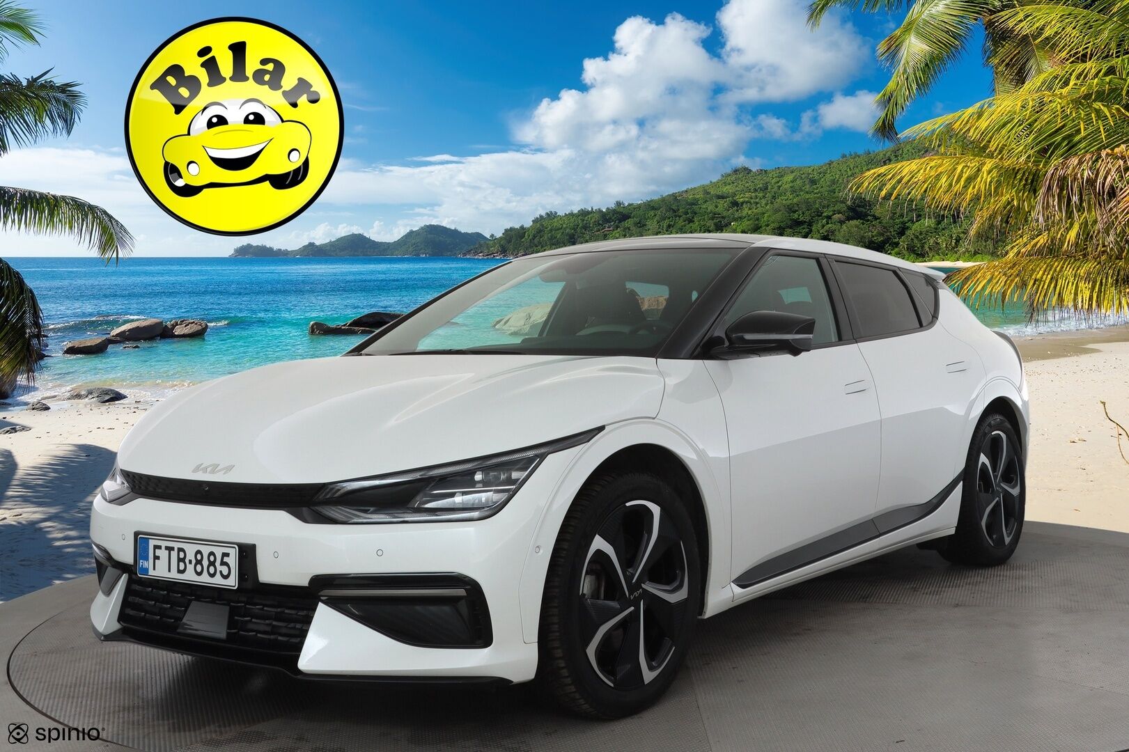 KIA EV6 2024 GT-Line AWD 77 kWh 325 hv - | ACC | ILP | Koukku | 360° | HUD | Meridian | Ilm. relax penkit | Muistipenkki | Kattoluukku | Nahka-alcantara | Ambient | HDA | BSM | 