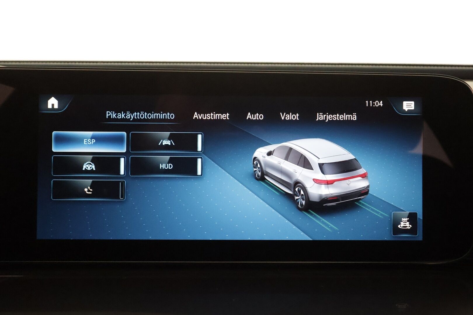MERCEDES-BENZ EQC 2023 400 4Matic - | DTR+ | ILP | Koukku | Multibeam | Muistipenkit hieronnalla | Puolinahat | 360 | HUD | Keyless | Lane Assist | BSM | Sähk. ratti | Merkkihuollot | ALV | 