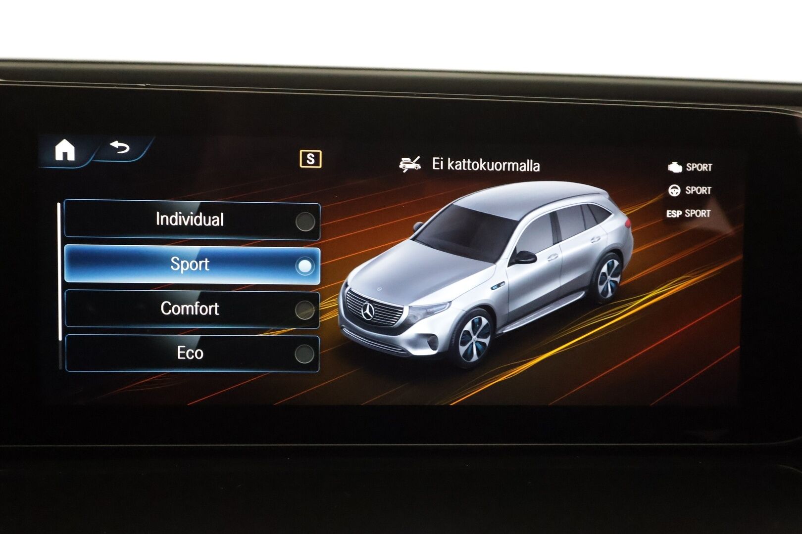 MERCEDES-BENZ EQC 2023 400 4Matic - | DTR+ | ILP | HUD | 360° | Sporttinahat hieronnalla | Multibeam LED | Lane Assist | Apple & Android | Widescreen | Sähk. takaluukku | Merkkihuollot |