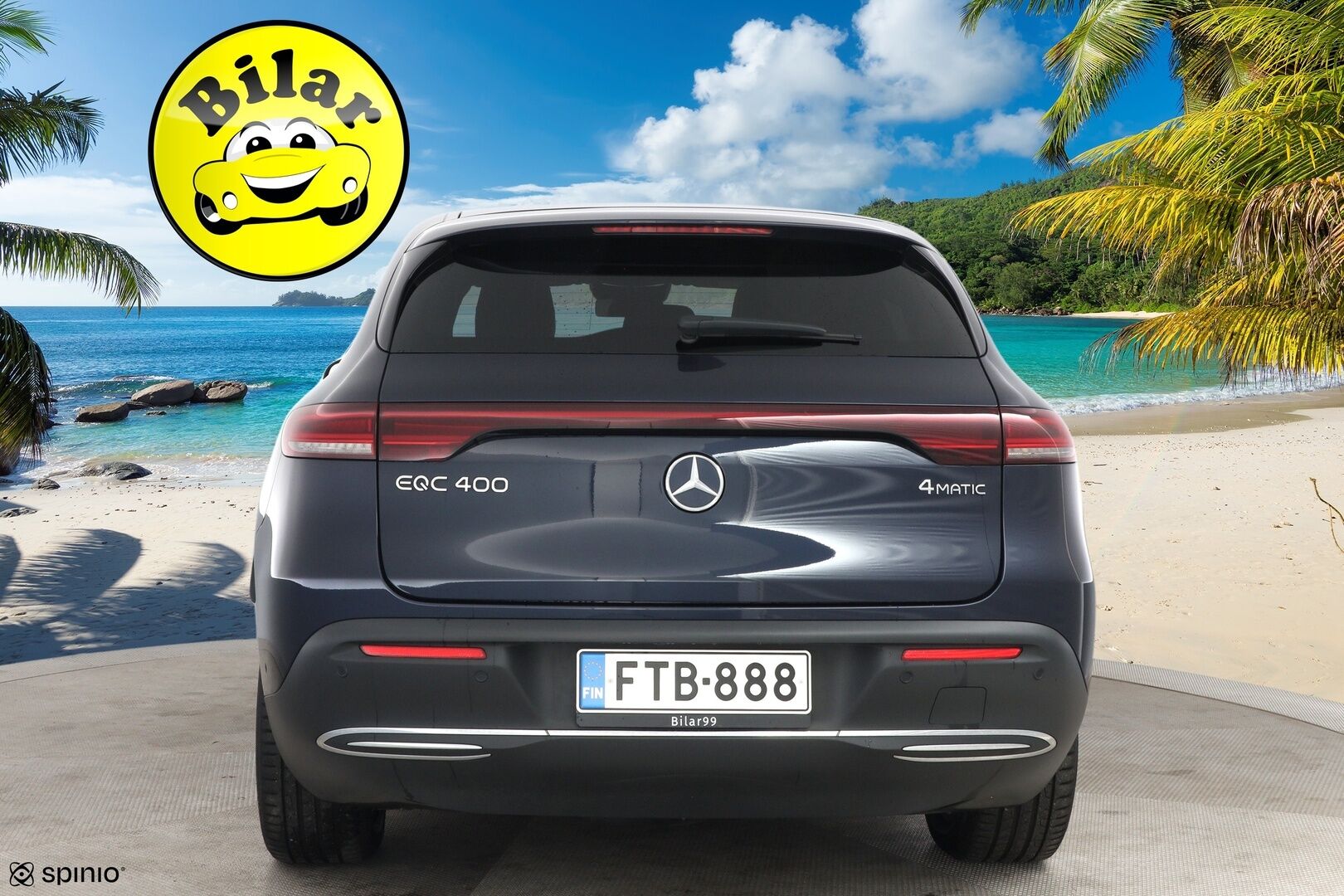 MERCEDES-BENZ EQC 2023 400 4Matic - | DTR+ | ILP | HUD | 360° | Sporttinahat hieronnalla | Multibeam LED | Lane Assist | Apple & Android | Widescreen | Sähk. takaluukku | Merkkihuollot |