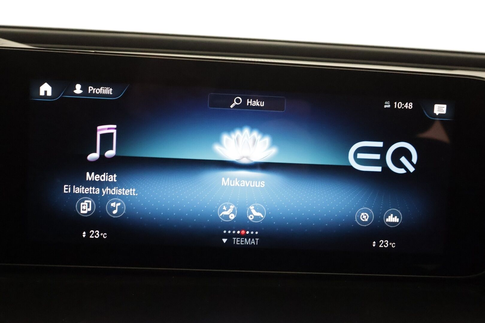 MERCEDES-BENZ EQC 2023 400 4Matic - | DTR+ | ILP | HUD | 360° | Sporttinahat hieronnalla | Multibeam LED | Lane Assist | Apple & Android | Widescreen | Sähk. takaluukku | Merkkihuollot |