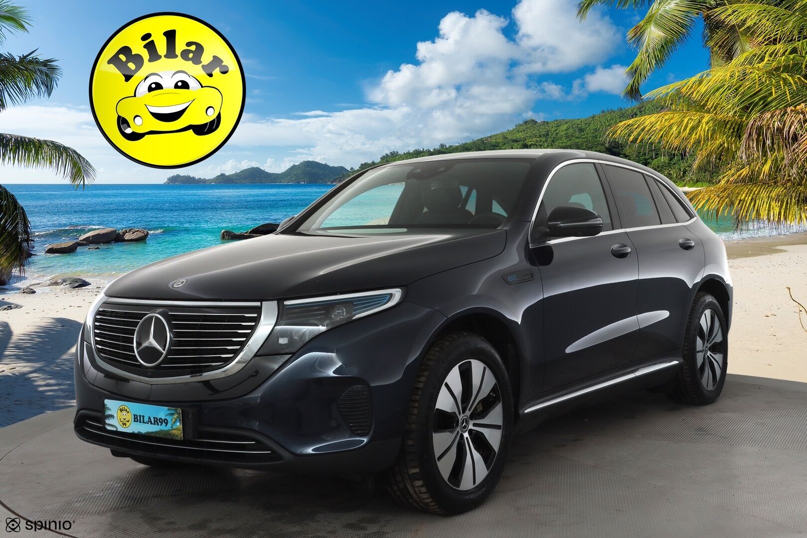 MERCEDES-BENZ EQC 2023 400 4Matic - | DTR+ | ILP | HUD | 360° | Sporttinahat hieronnalla | Multibeam LED | Lane Assist | Apple & Android | Widescreen | Sähk. takaluukku | Merkkihuollot |