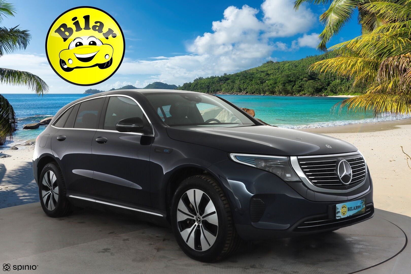 MERCEDES-BENZ EQC 2023 400 4Matic - | DTR+ | ILP | HUD | 360° | Sporttinahat hieronnalla | Multibeam LED | Lane Assist | Apple & Android | Widescreen | Sähk. takaluukku | Merkkihuollot |