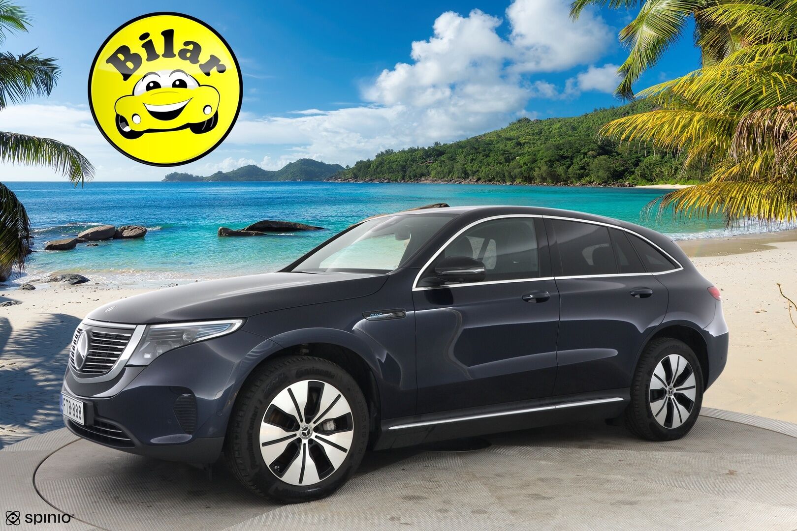 MERCEDES-BENZ EQC 2023 400 4Matic - | DTR+ | ILP | HUD | 360° | Sporttinahat hieronnalla | Multibeam LED | Lane Assist | Apple & Android | Widescreen | Sähk. takaluukku | Merkkihuollot |