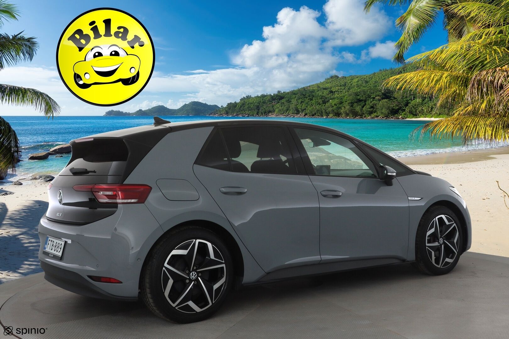 Volkswagen ID.3 2023 Pro S Business 150 kW, akku 77 kWh, 5-paikkainen - | ACC | ILP | IQ.Light | 360° | Nahka-alcantara | Travel Assist | Side Assist | Keyless | Ambient light | Lämm. ratti | 2x renkaat aluin | Merkkihuollot |  