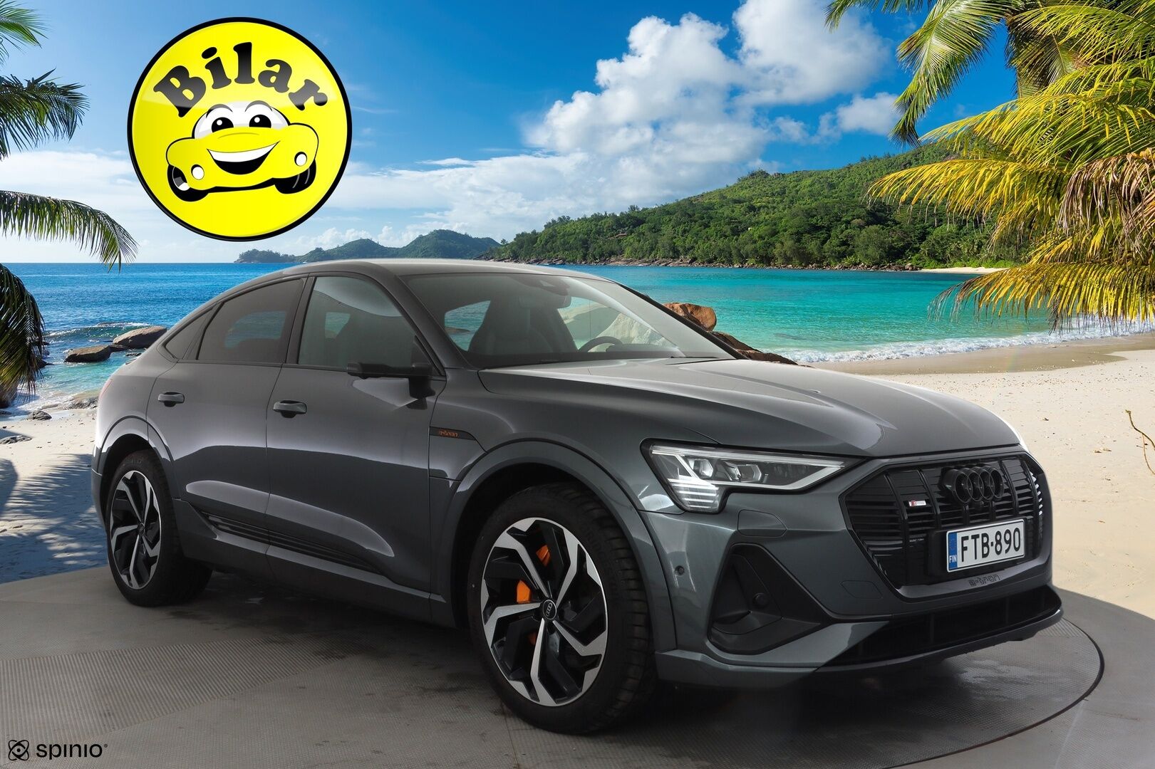 AUDI E-TRON 2022 Sportback S line quattro 55 300kW - | ACC | B&O | HUD | 360° | Tikatut sporttinahat | Matrix | Muistipenkki | Kamerapeilit | Keyless | Akt. kaistaohjaus | Navi | Apple & Android | ALV |