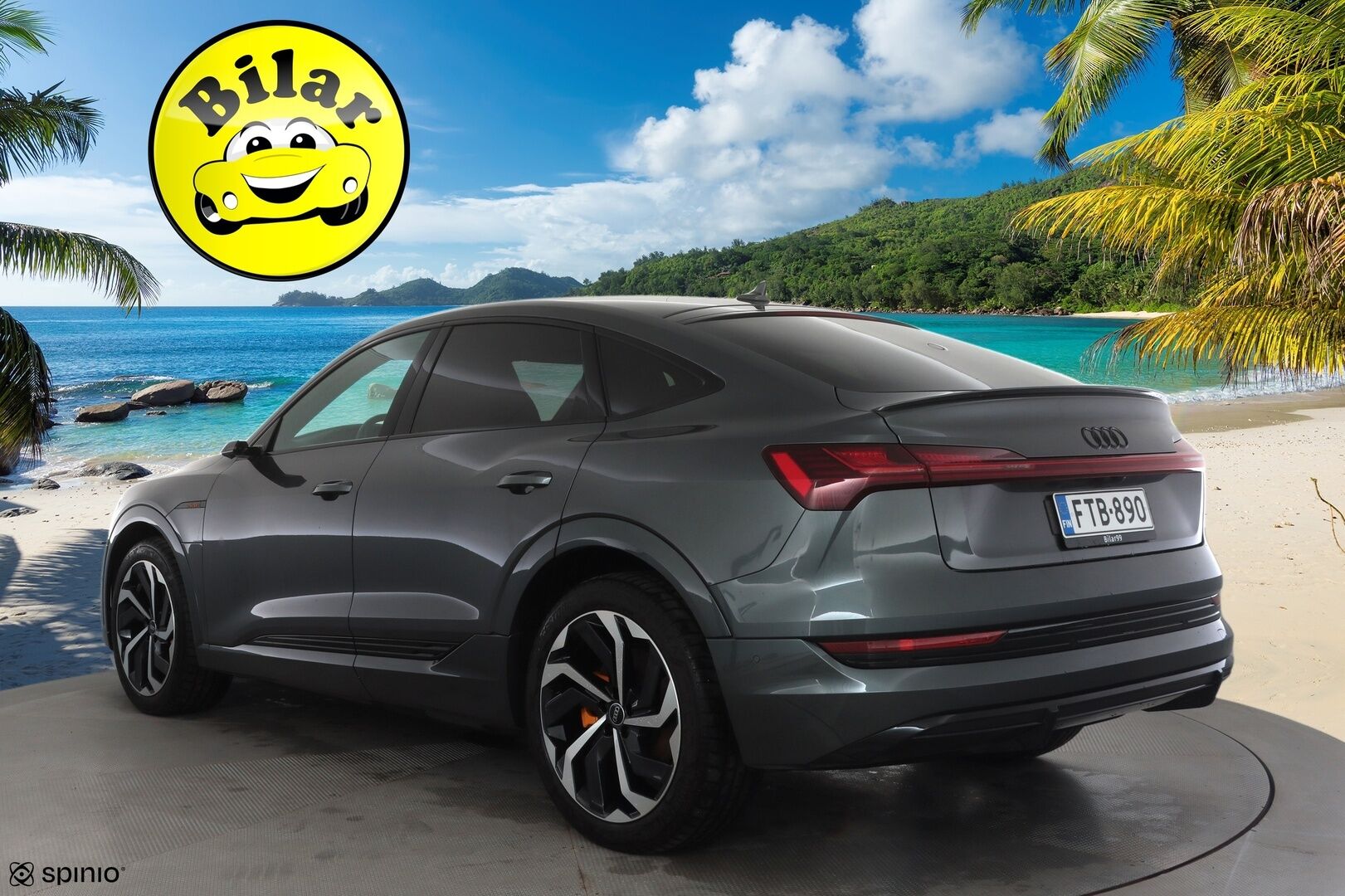 AUDI E-TRON 2022 Sportback S line quattro 55 300kW - | ACC | B&O | HUD | 360° | Tikatut sporttinahat | Matrix | Muistipenkki | Kamerapeilit | Keyless | Akt. kaistaohjaus | Navi | Apple & Android | ALV |