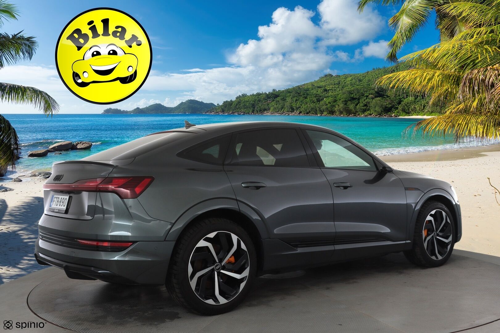 AUDI E-TRON 2022 Sportback S line quattro 55 300kW - | ACC | B&O | HUD | 360° | Tikatut sporttinahat | Matrix | Muistipenkki | Kamerapeilit | Keyless | Akt. kaistaohjaus | Navi | Apple & Android | ALV |
