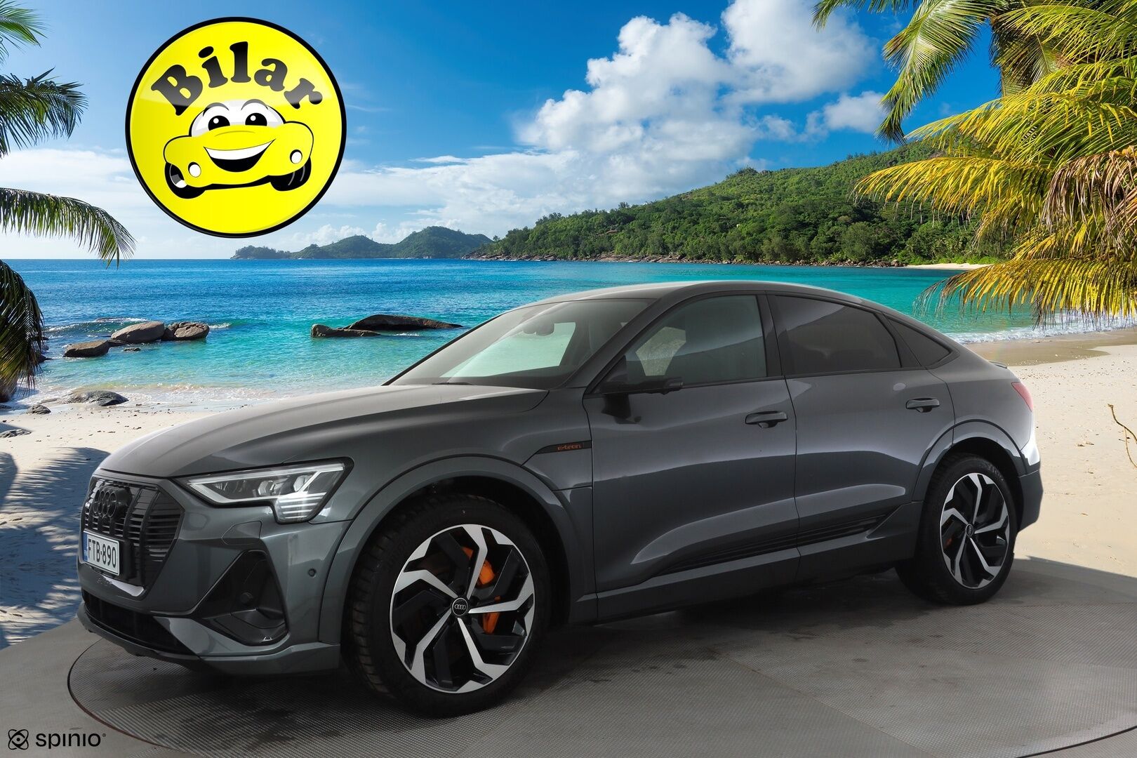 AUDI E-TRON 2022 Sportback S line quattro 55 300kW - | ACC | B&O | HUD | 360° | Tikatut sporttinahat | Matrix | Muistipenkki | Kamerapeilit | Keyless | Akt. kaistaohjaus | Navi | Apple & Android | ALV |