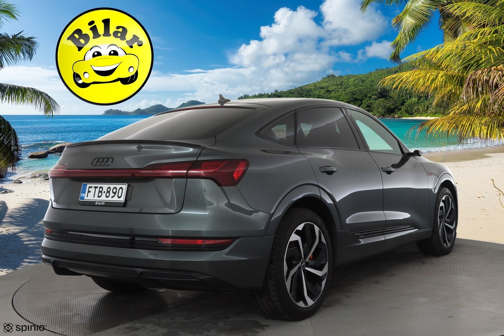 AUDI E-TRON 2022 Sportback S line quattro 55 300kW - | ACC | B&O | HUD | 360° | Tikatut sporttinahat | Matrix | Muistipenkki | Kamerapeilit | Keyless | Akt. kaistaohjaus | Navi | Apple & Android | ALV |